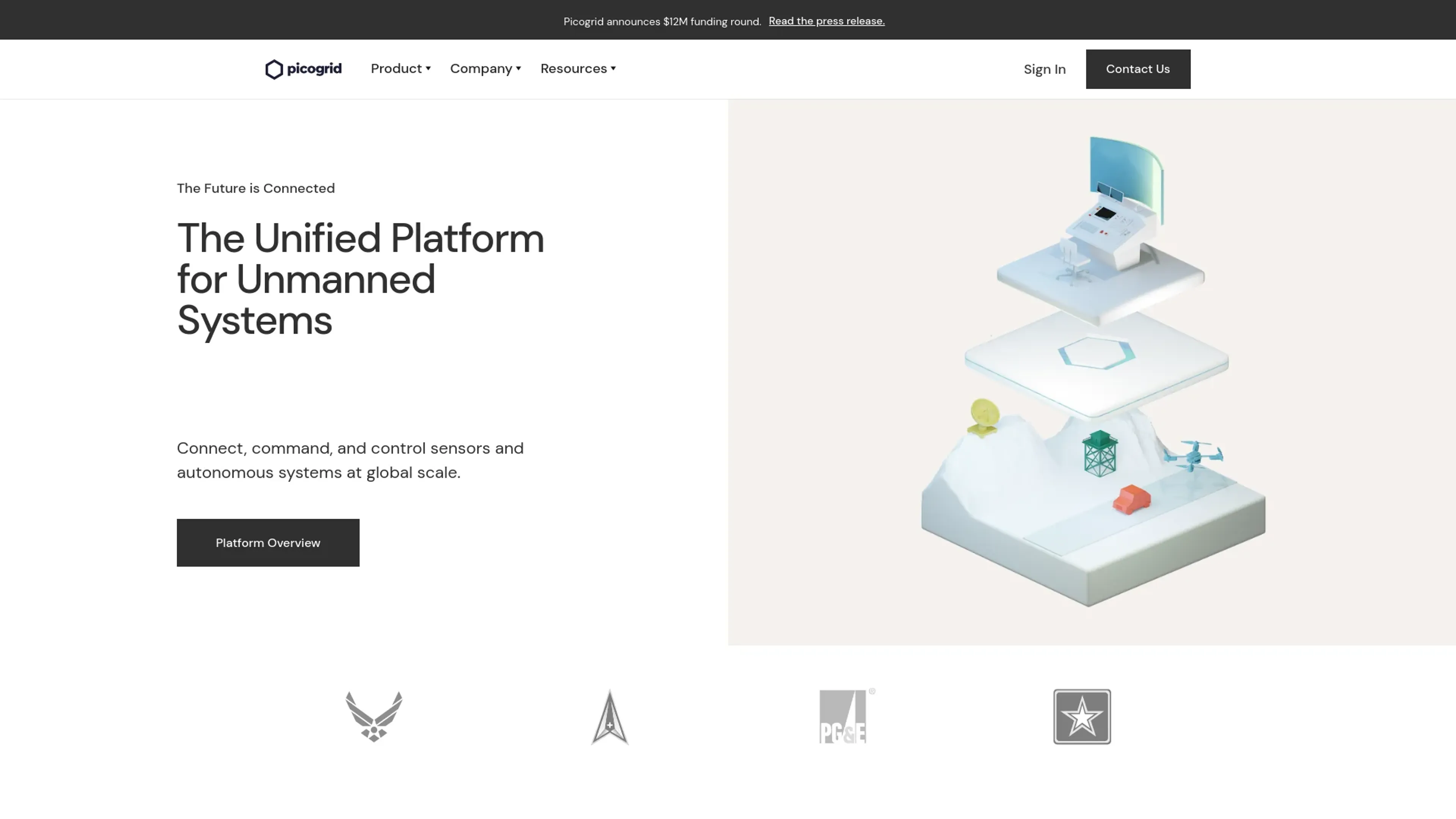 Image related to Picogrid, an AI tool for building and deploying autonomous agents.