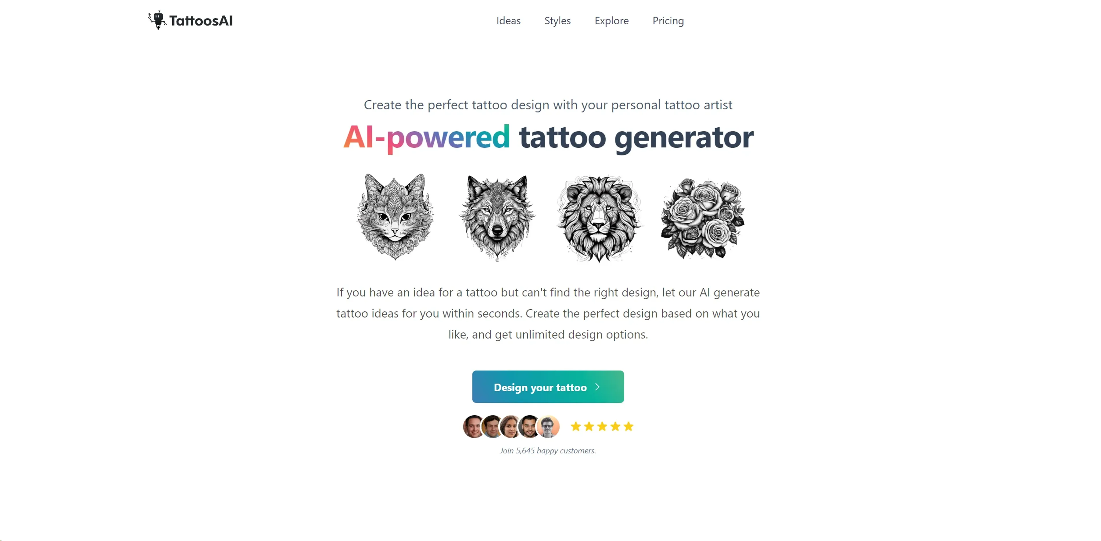 Image related to TattoosAI, a fun AI tool for creativity and entertainment.