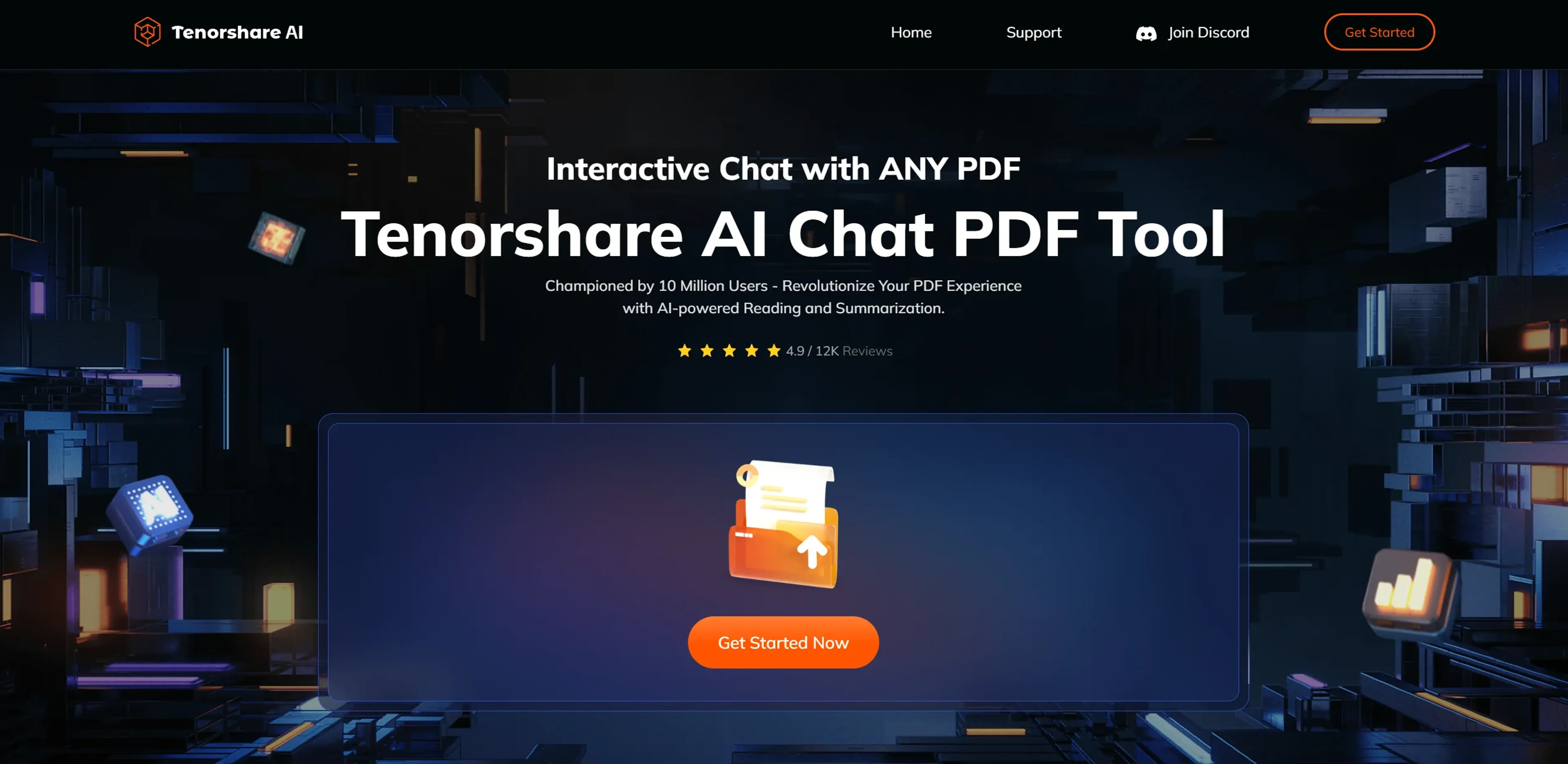 Image related to Tenorshare AI, an AI tool for summarizing text or documents.