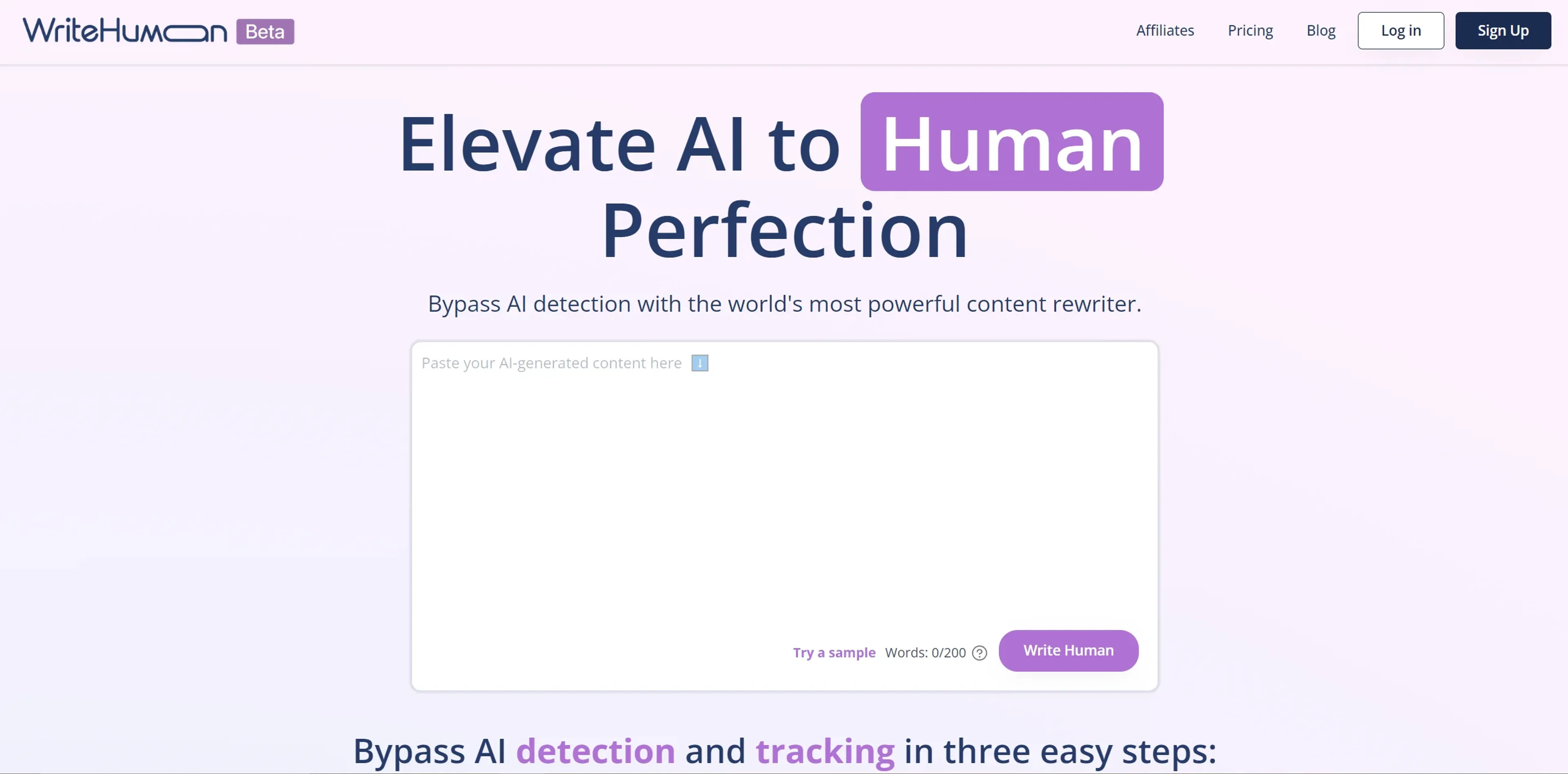 Image related to WriteHuman, an AI tool for assisting with writing and content creation.
