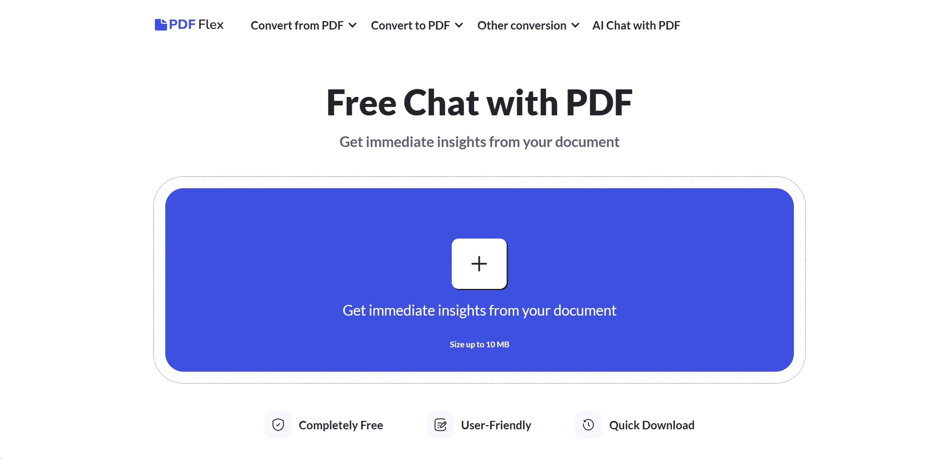 Image related to PDF Flex, an AI chatbot for conversations and customer interactions.