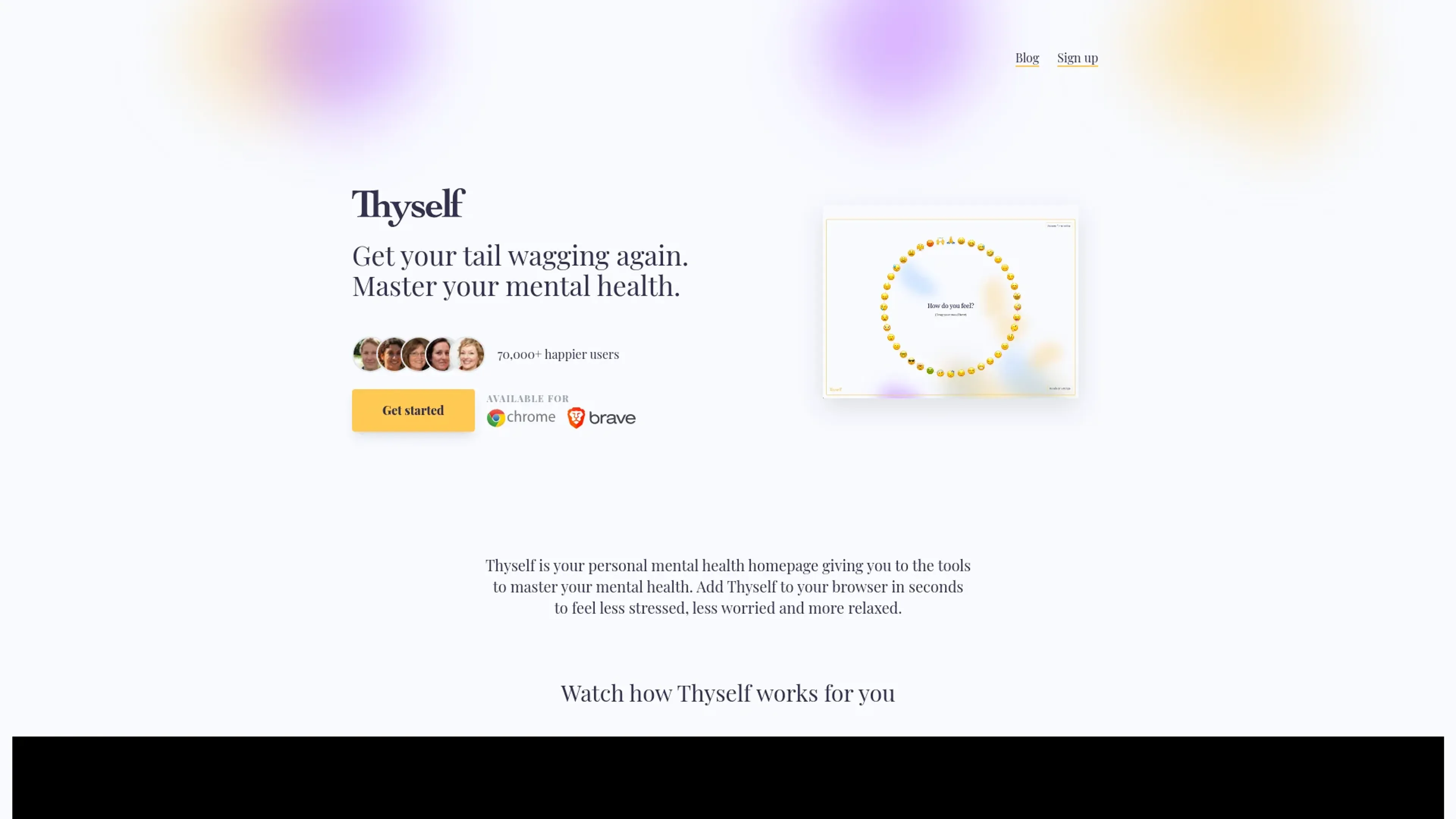 Image related to Thyself, an AI tool for health monitoring and wellness support.