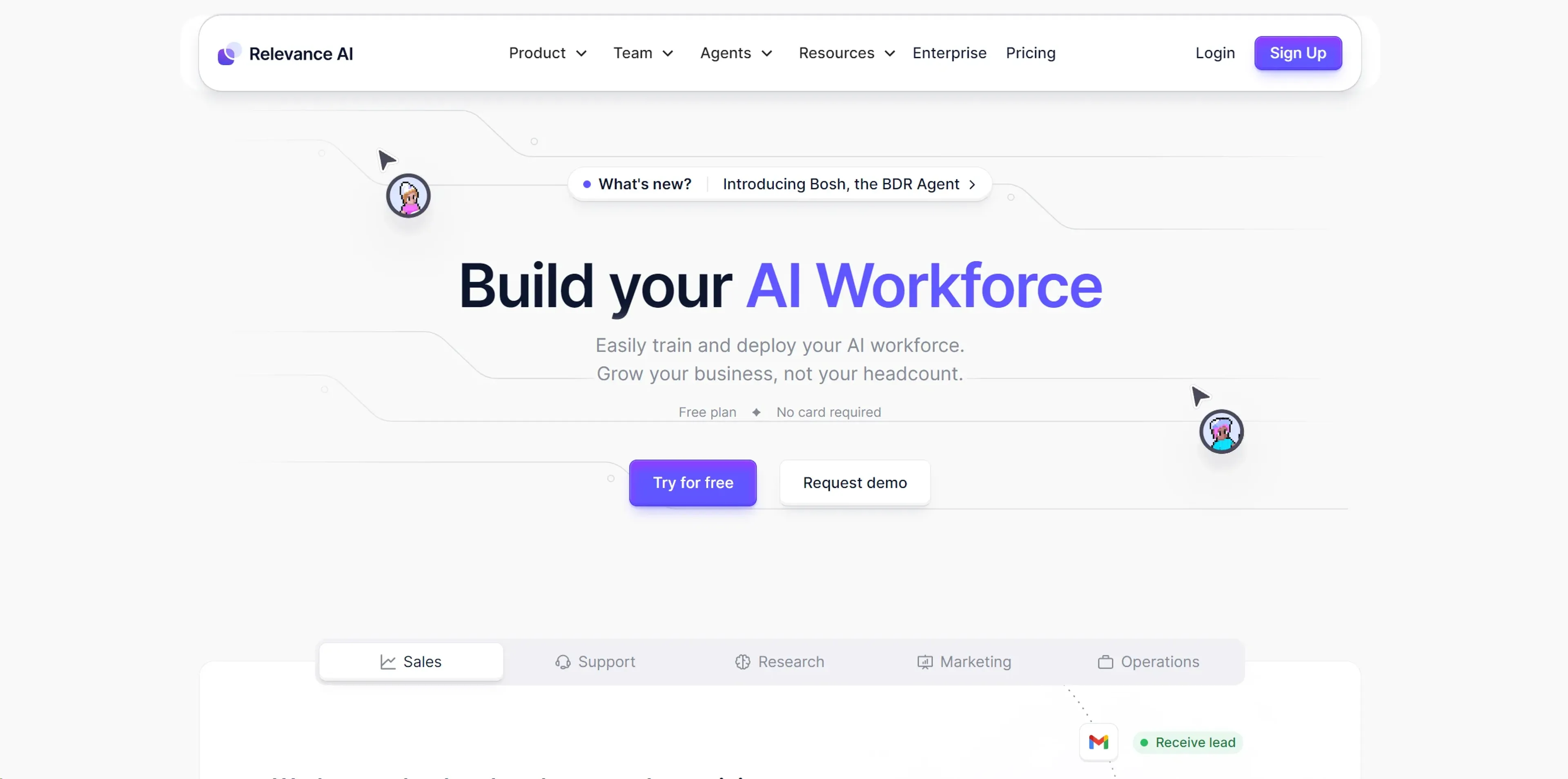Image related to Relevance AI, an AI tool for automating customer service and support.