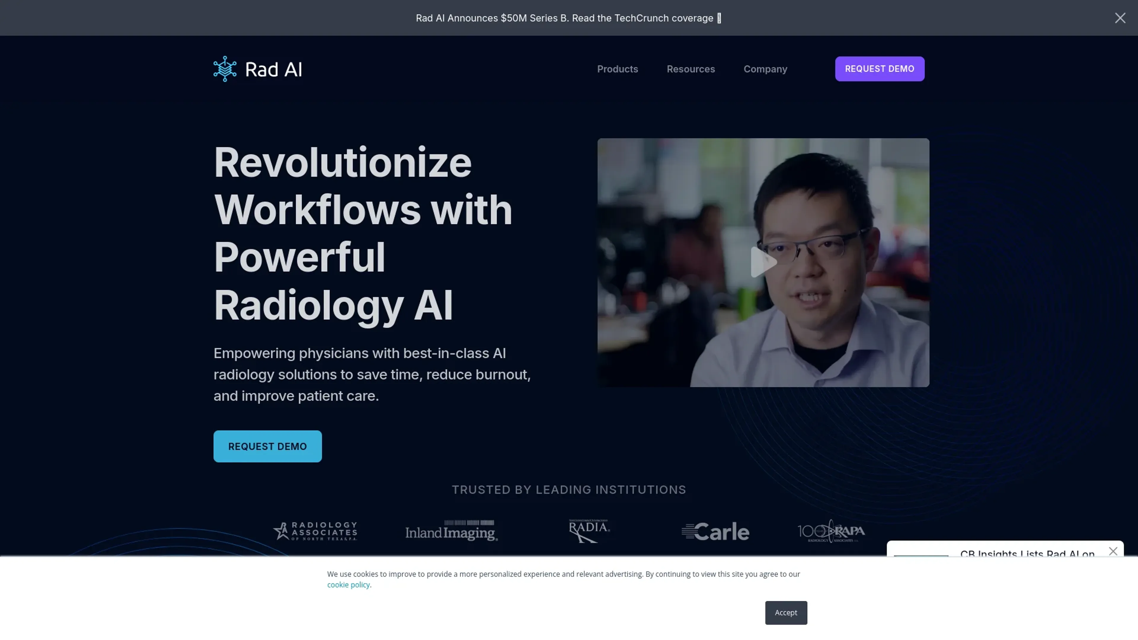 Image related to Rad AI, an AI tool for health monitoring and wellness support.
