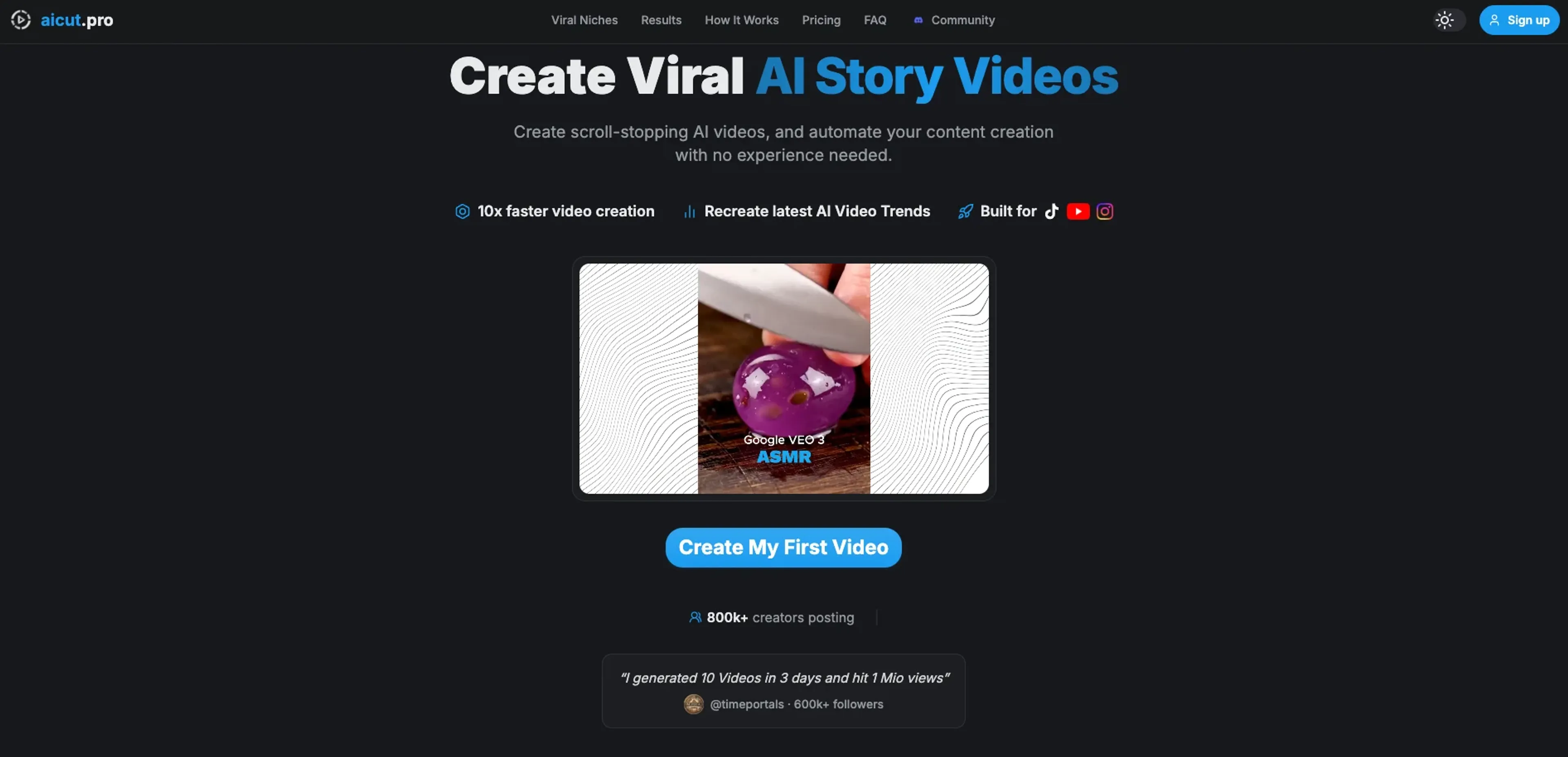 Image related to aicut, an AI tool for turning text into videos.