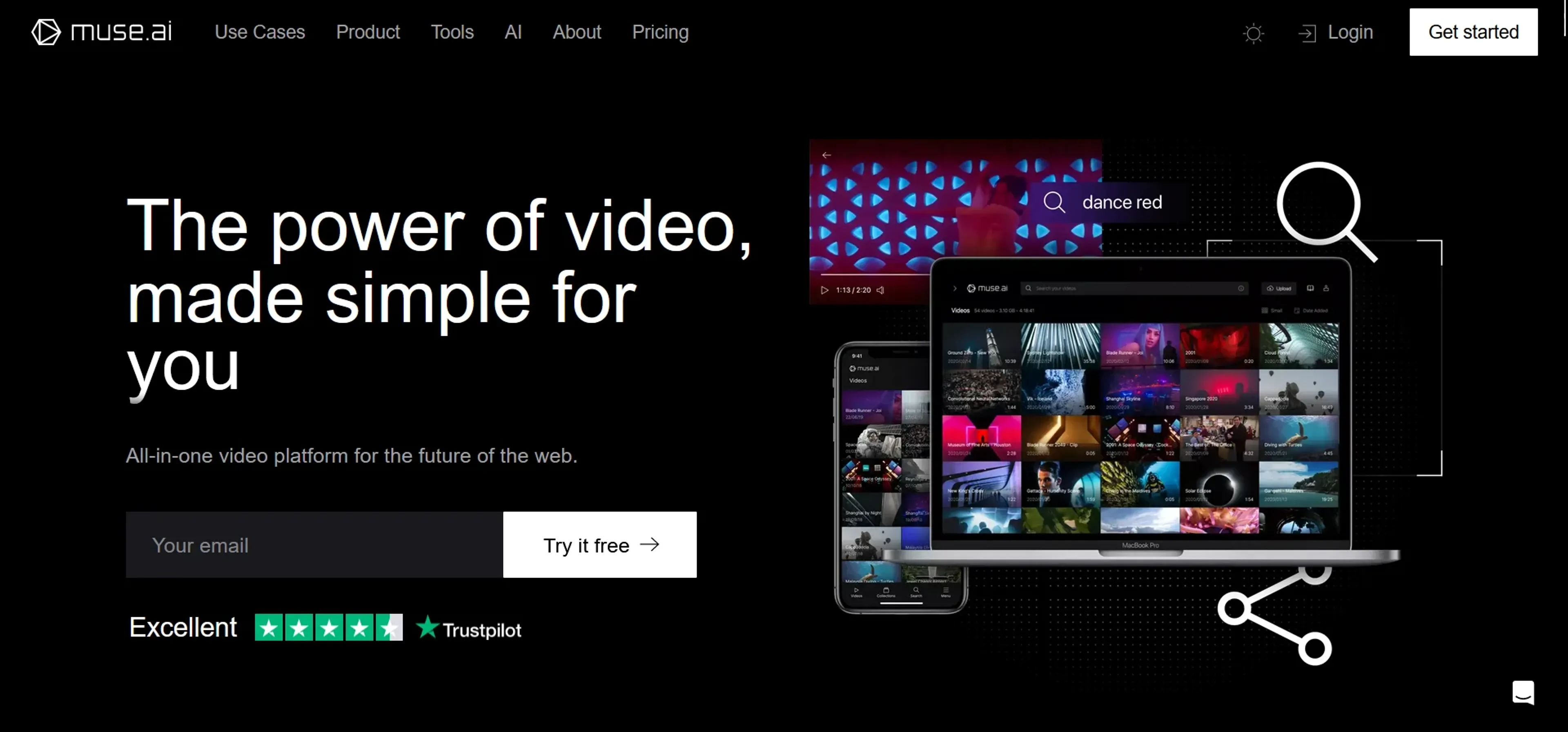 Image related to Muse.ai, an AI tool for transcribing audio or video into text.