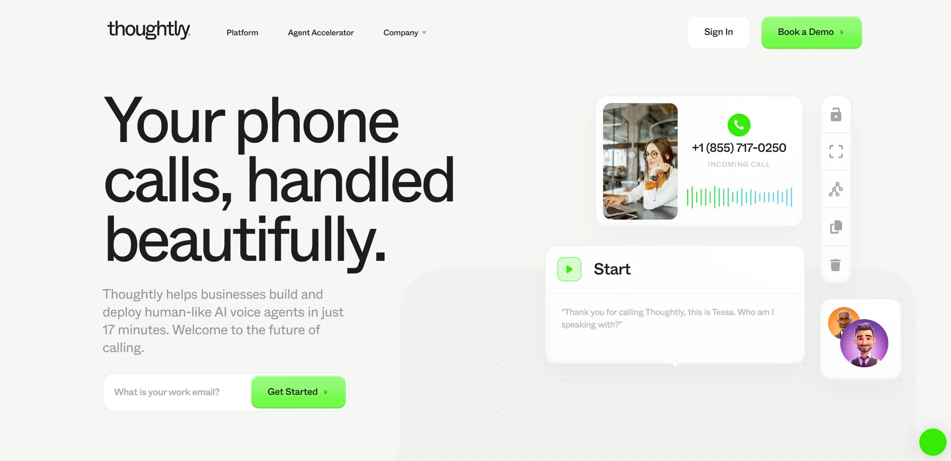Image related to Thoughtly, an AI tool for building and deploying autonomous agents.