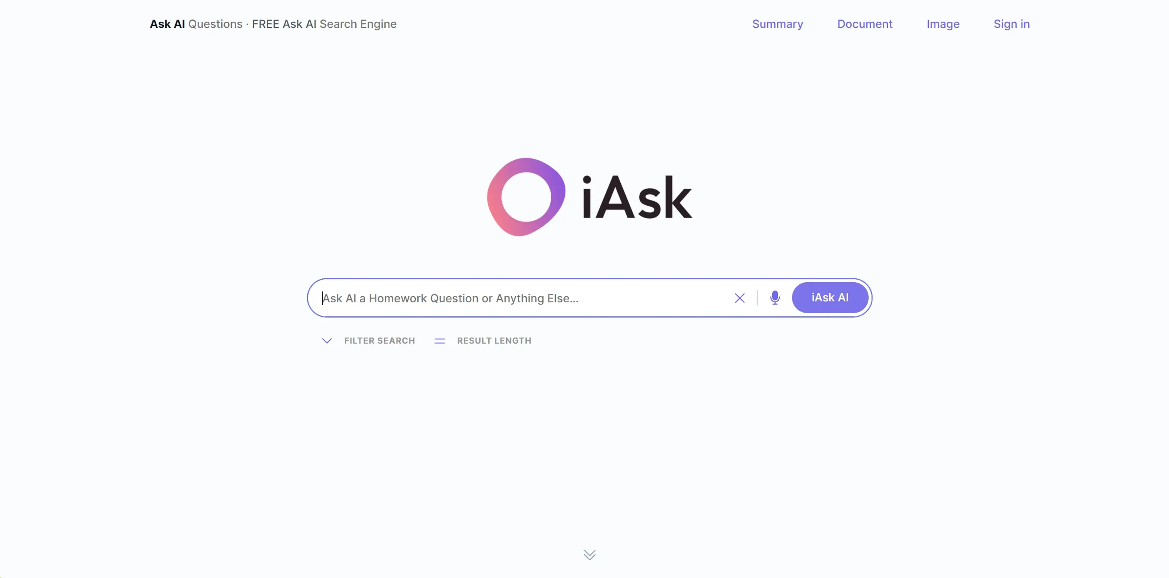 Image related to iAsk.AI, an AI-powered search engine for smarter results.