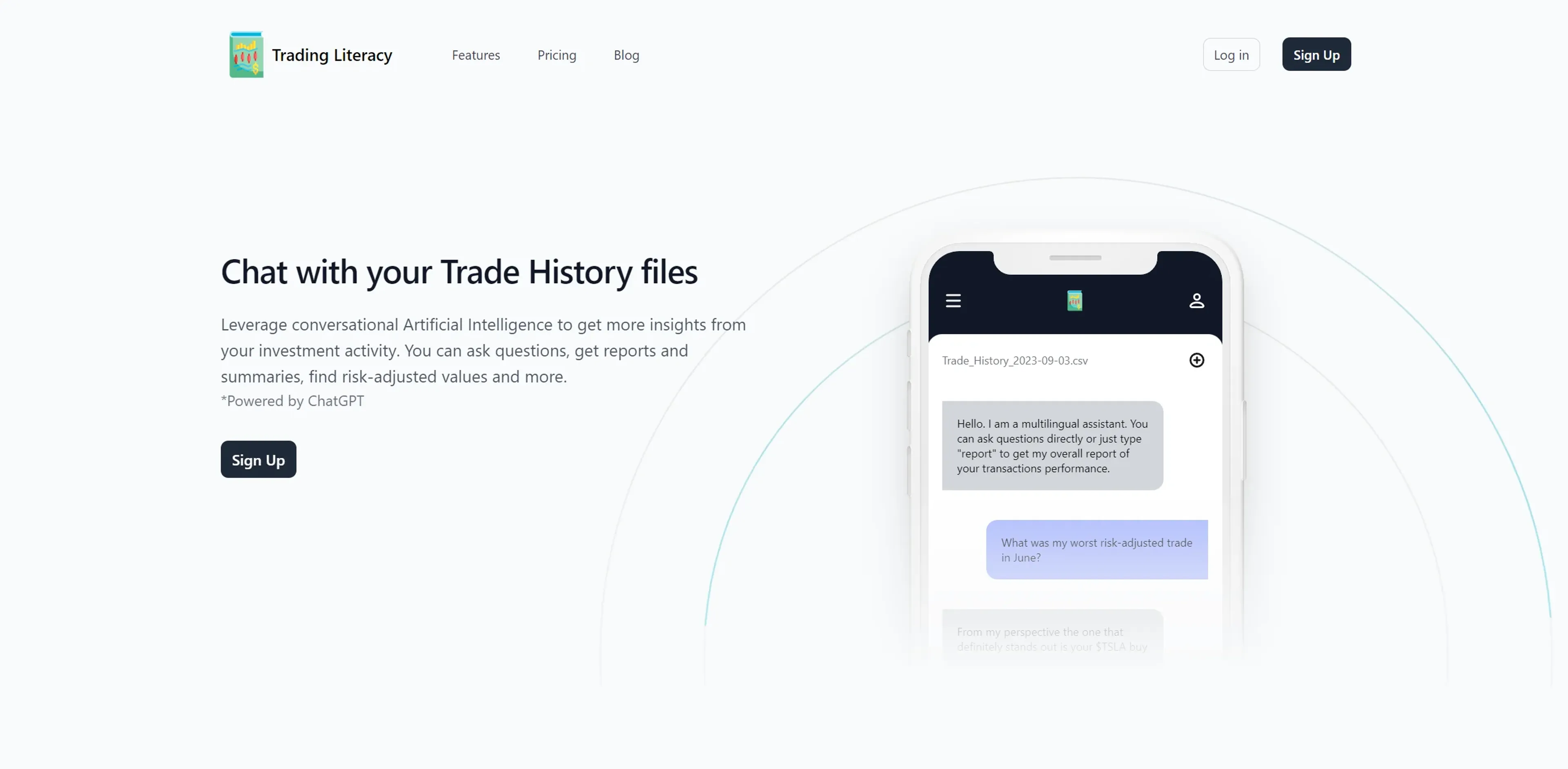 Image related to Trading Literacy, an AI tool for financial analysis and management.