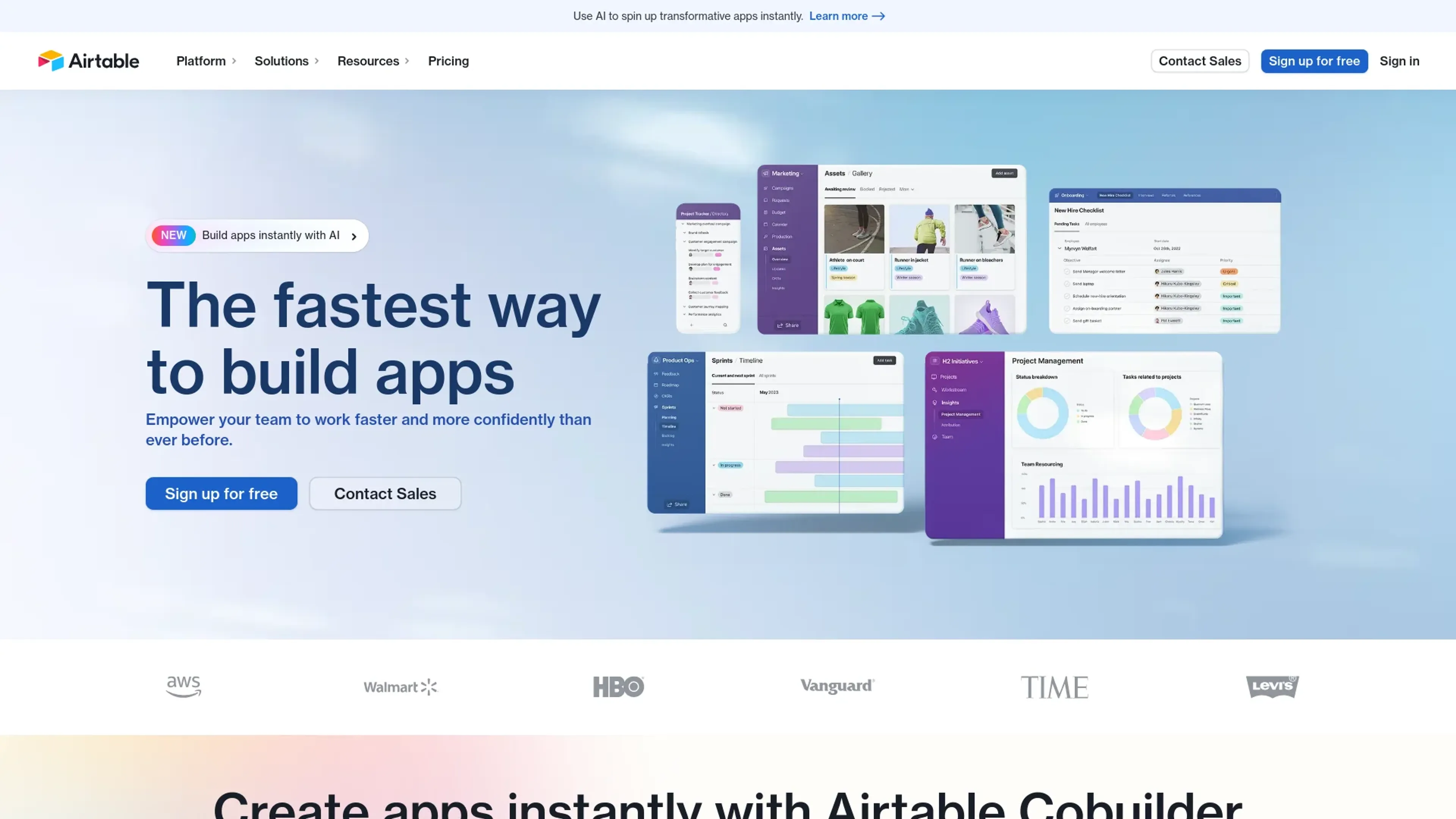 Image related to Airtable AI, an AI tool for managing projects and team workflows.