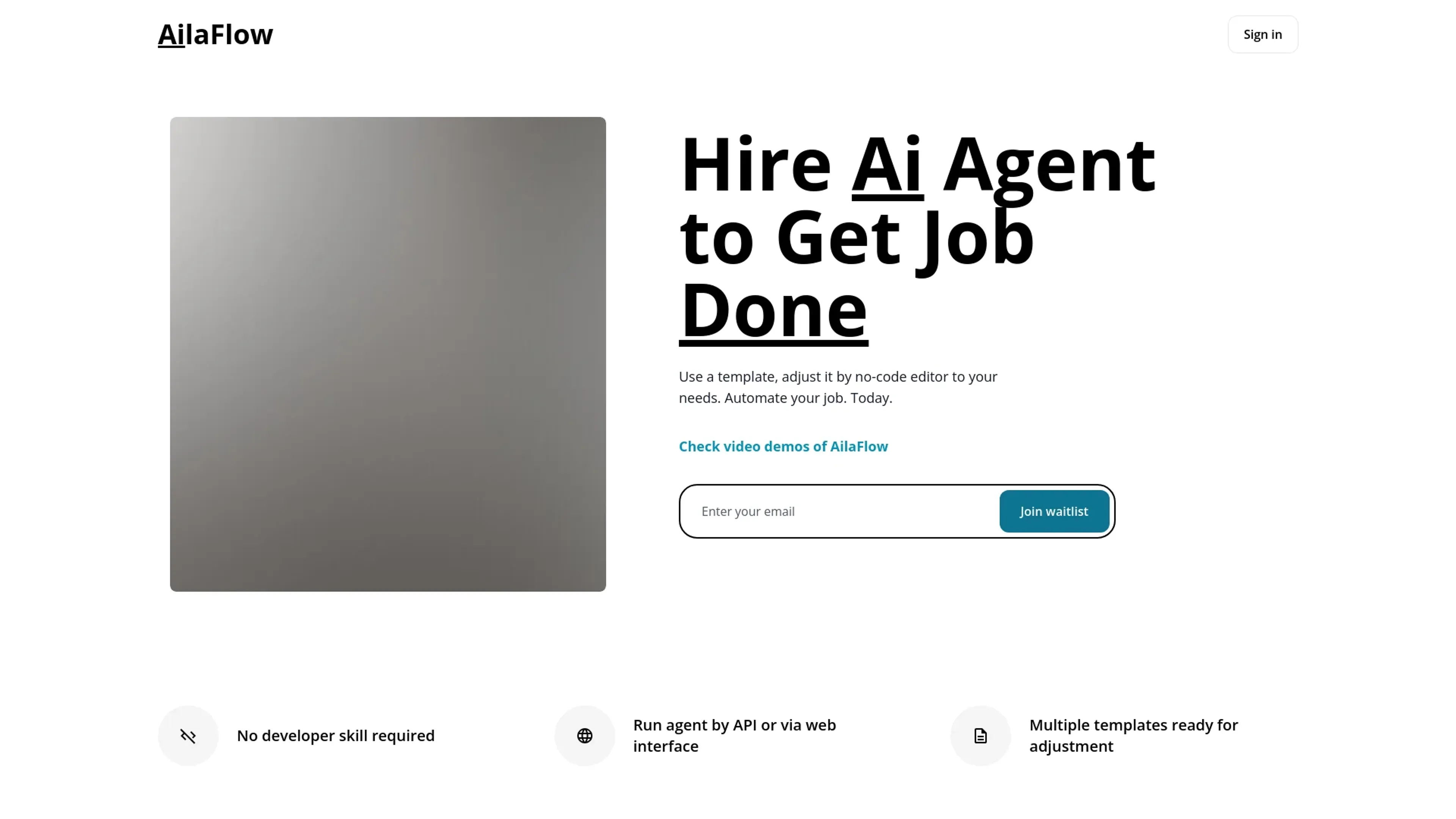 Image related to AilaFlow, an AI tool for building and deploying autonomous agents.