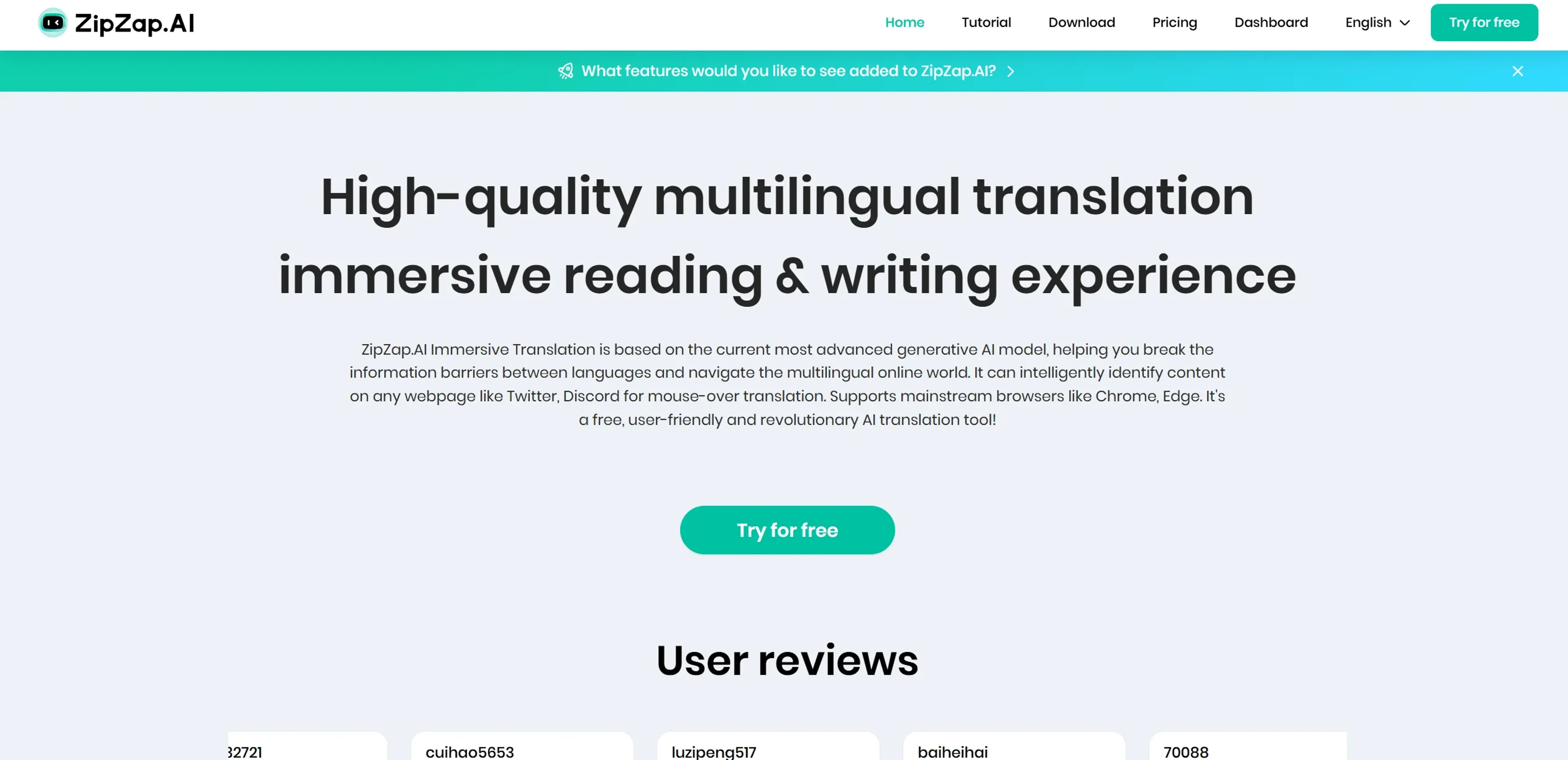 Image related to ZipZap, an AI tool for translating text or speech between languages.