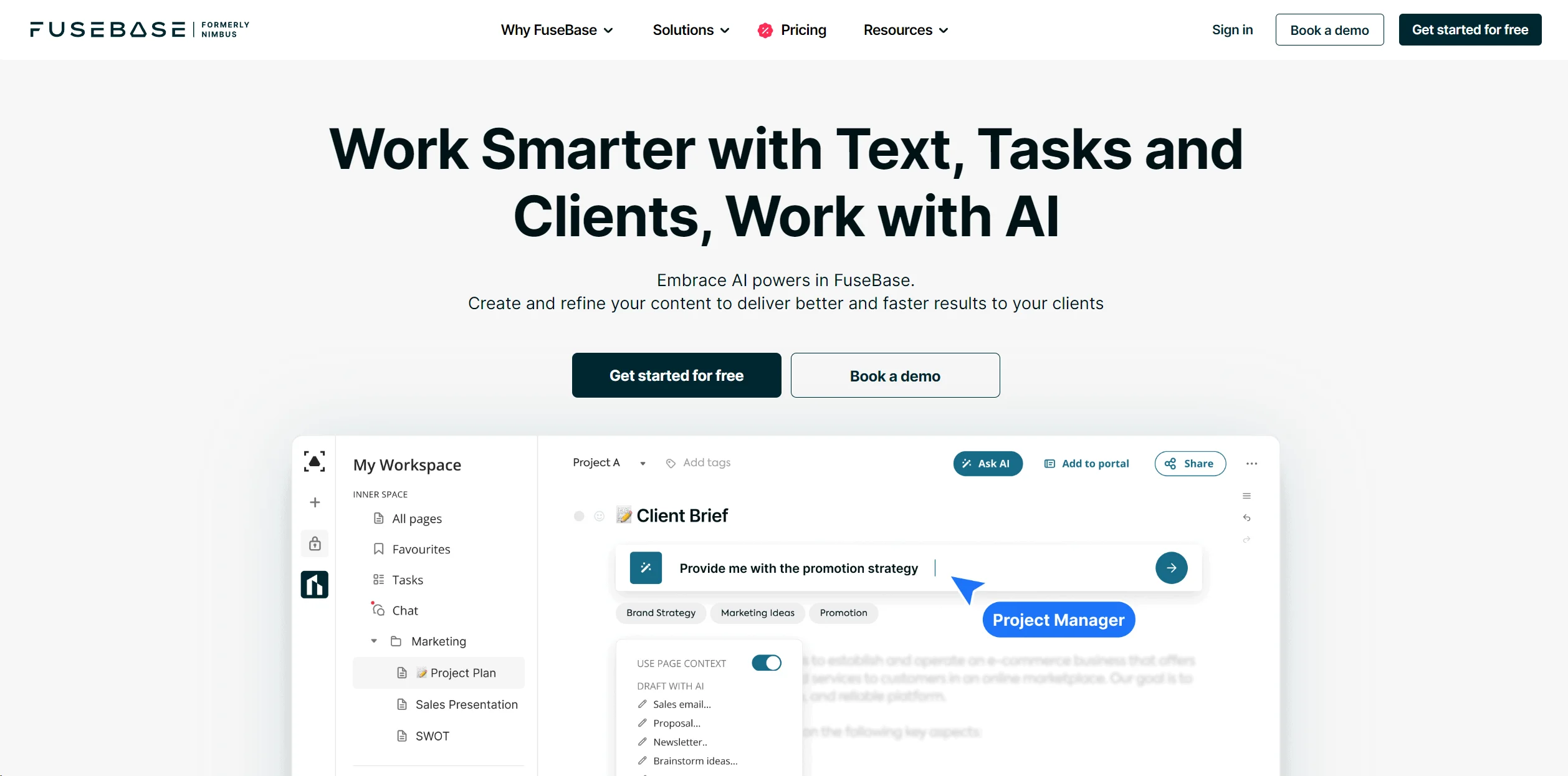 FuseBase AI manual_2 screenshot