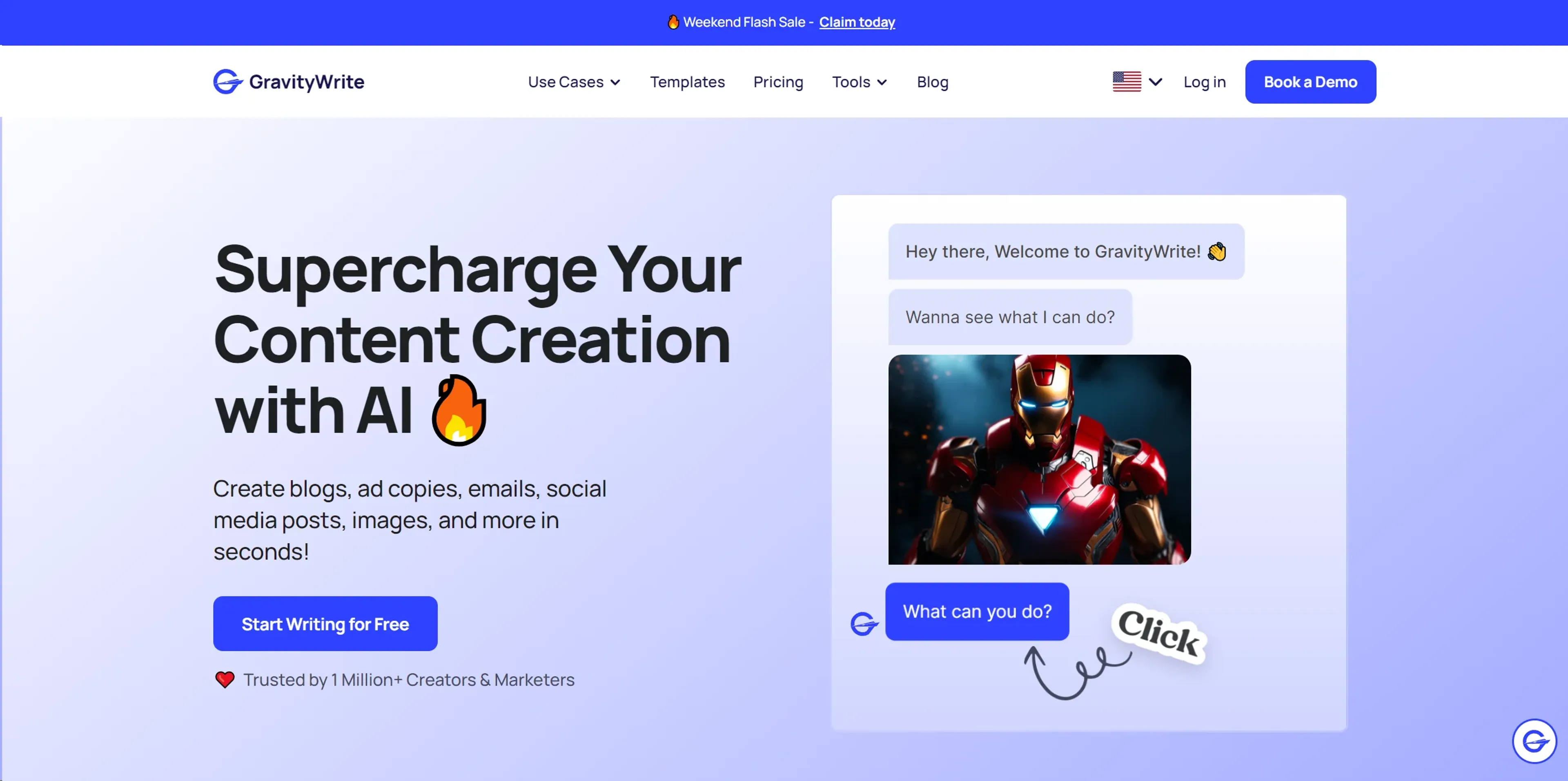 Image related to GravityWrite, an AI tool for writing and optimizing marketing copy.