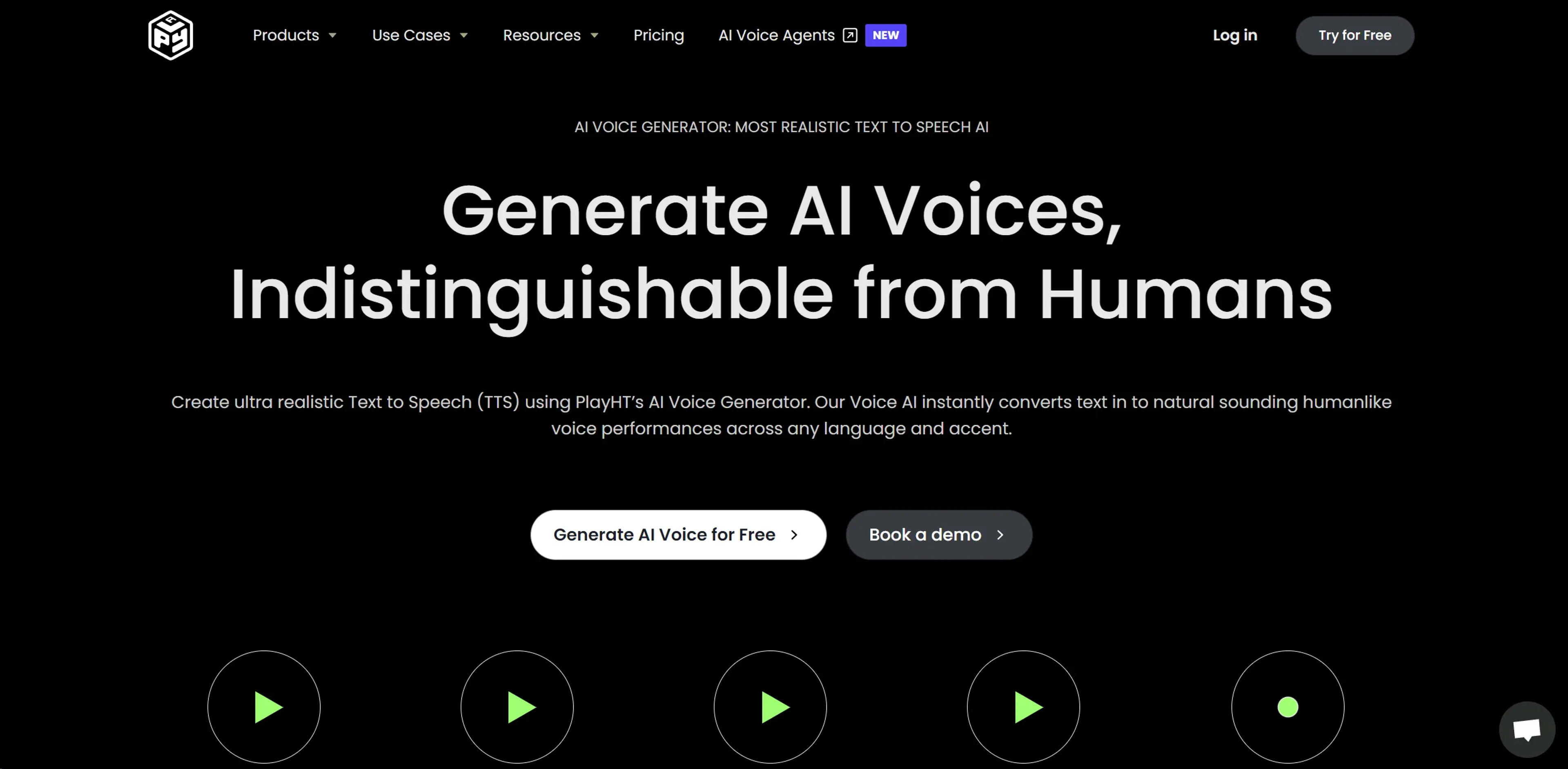 Image related to PlayHT, an AI tool for converting text into natural-sounding speech.