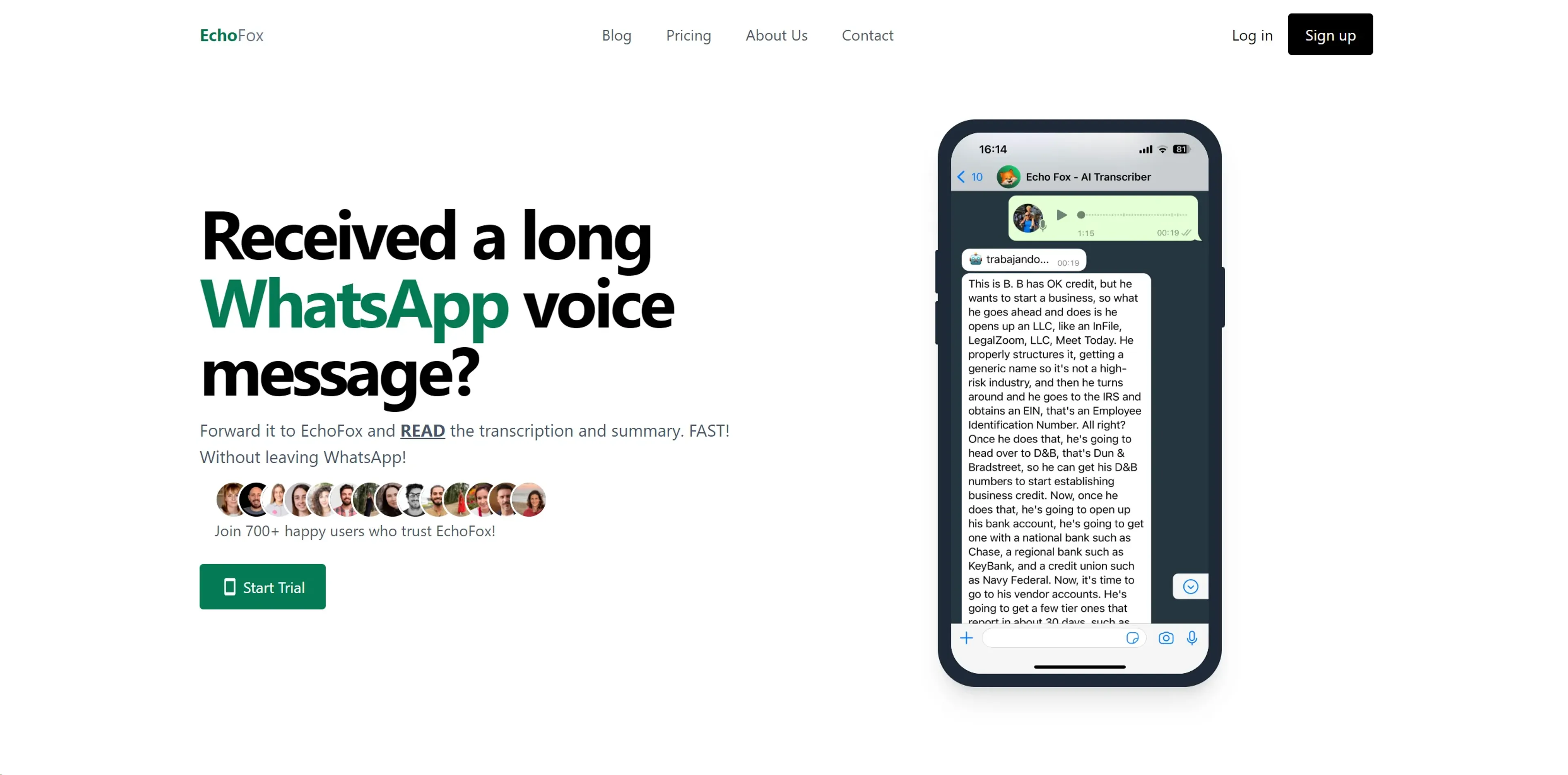 Image related to EchoFox, an AI tool for transcribing audio or video into text.