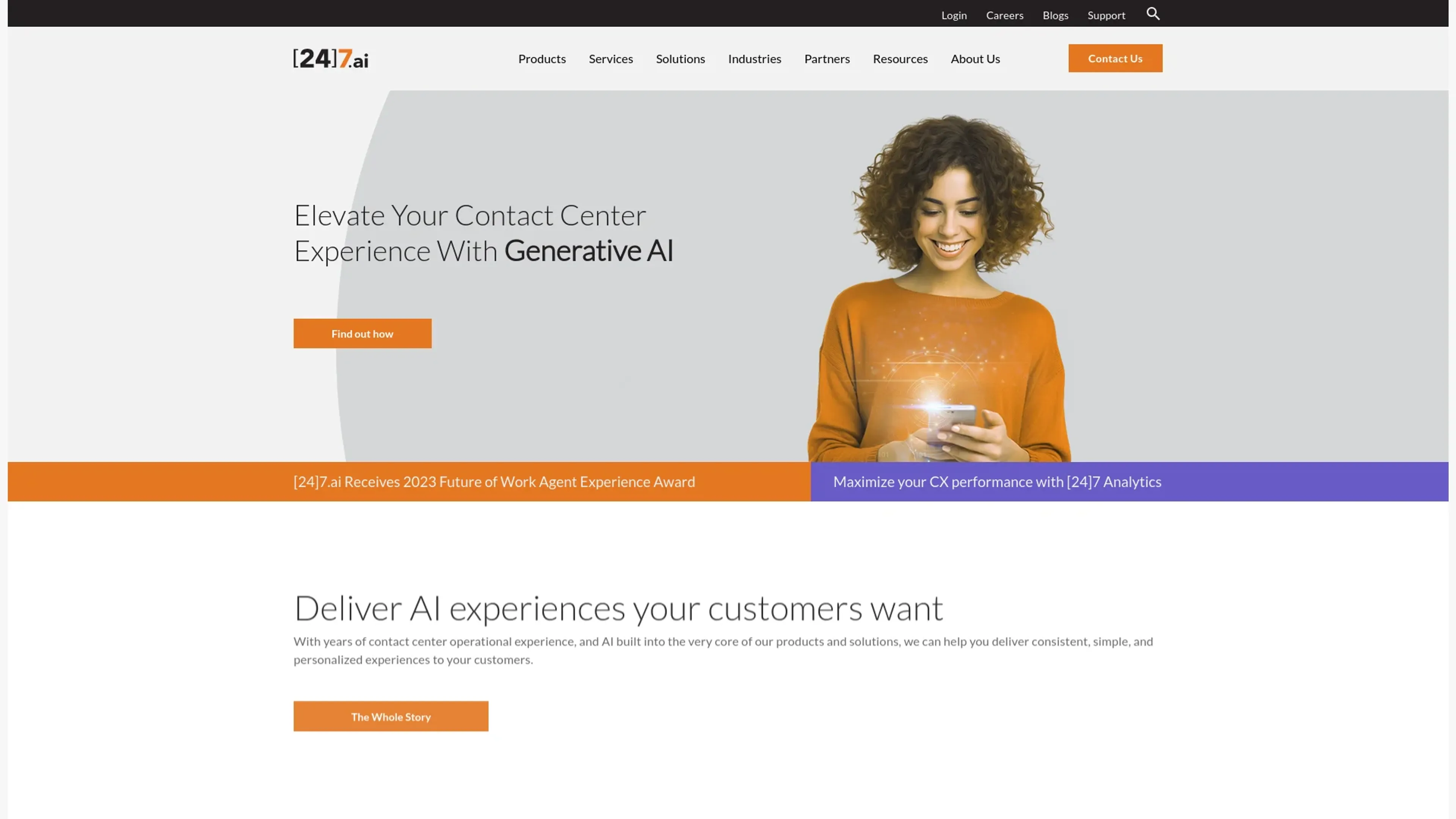 Image related to 247.ai, an AI tool for automating customer service and support.