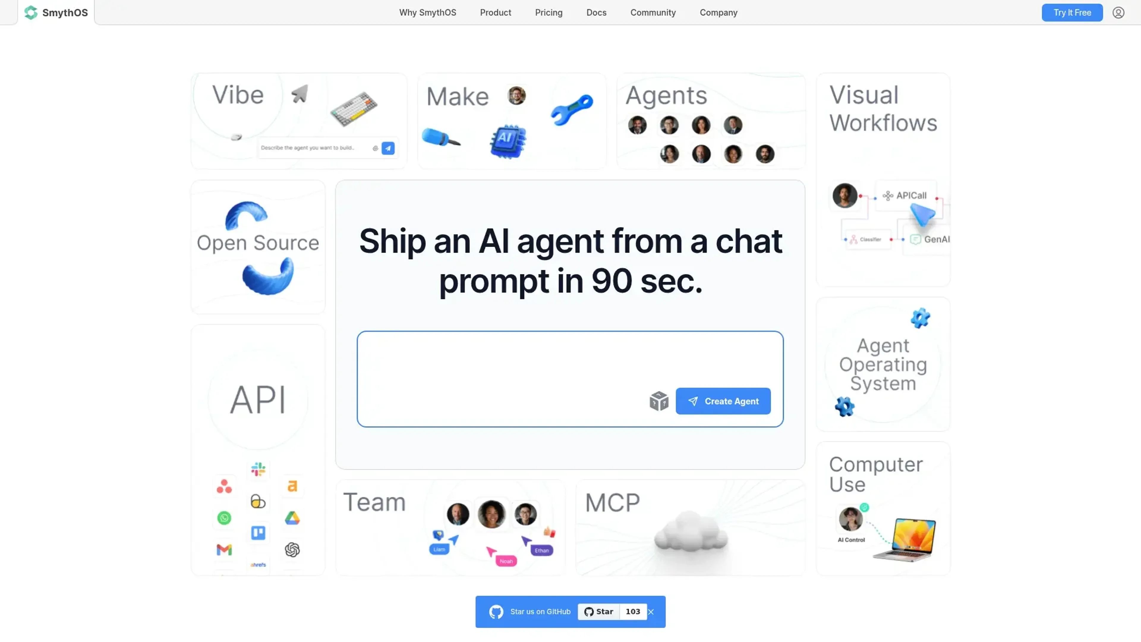 Image related to SmythOS, an AI tool for automating workflows and business processes.