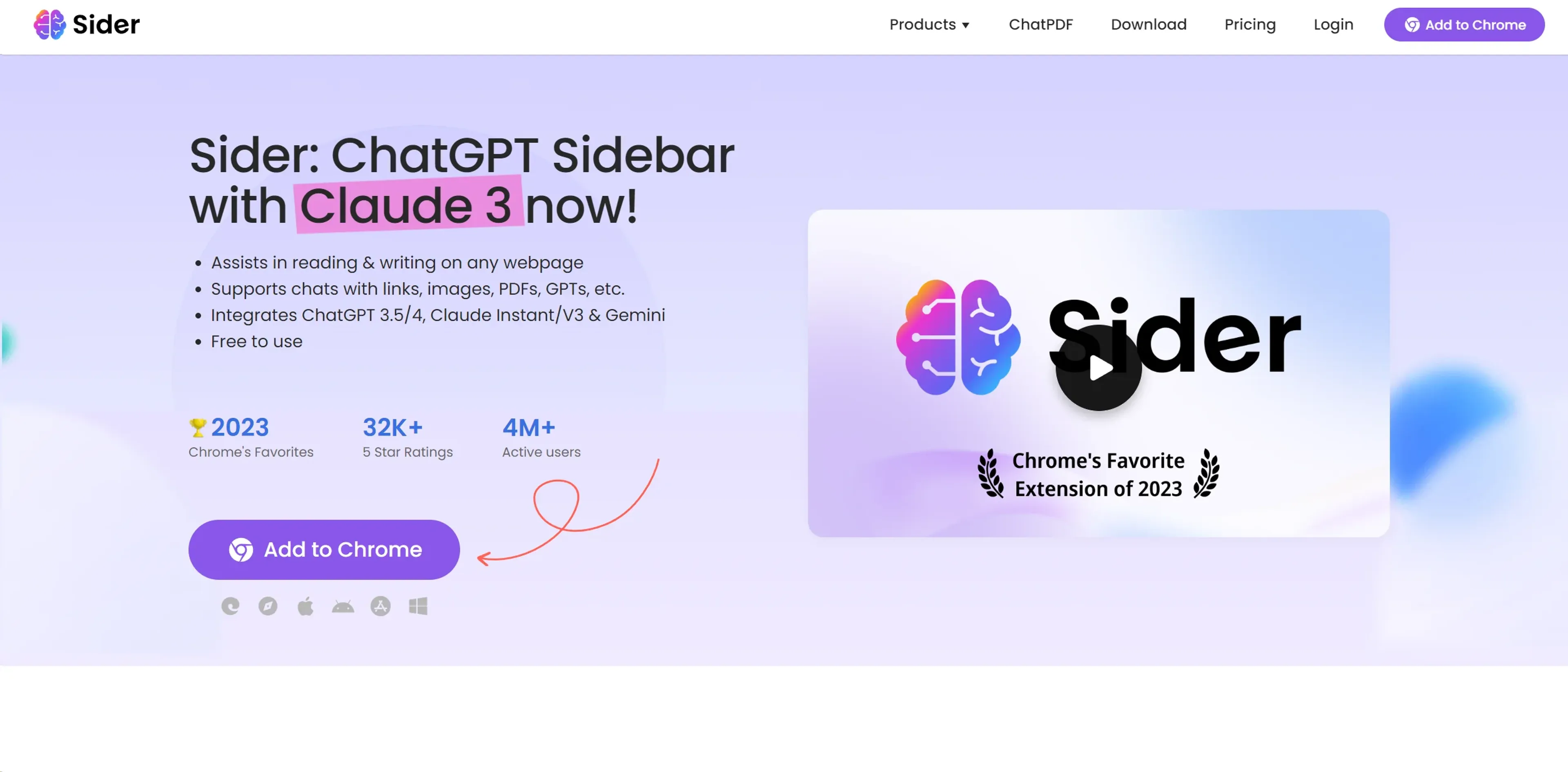 Image related to Sider, an AI chatbot for conversations and customer interactions.