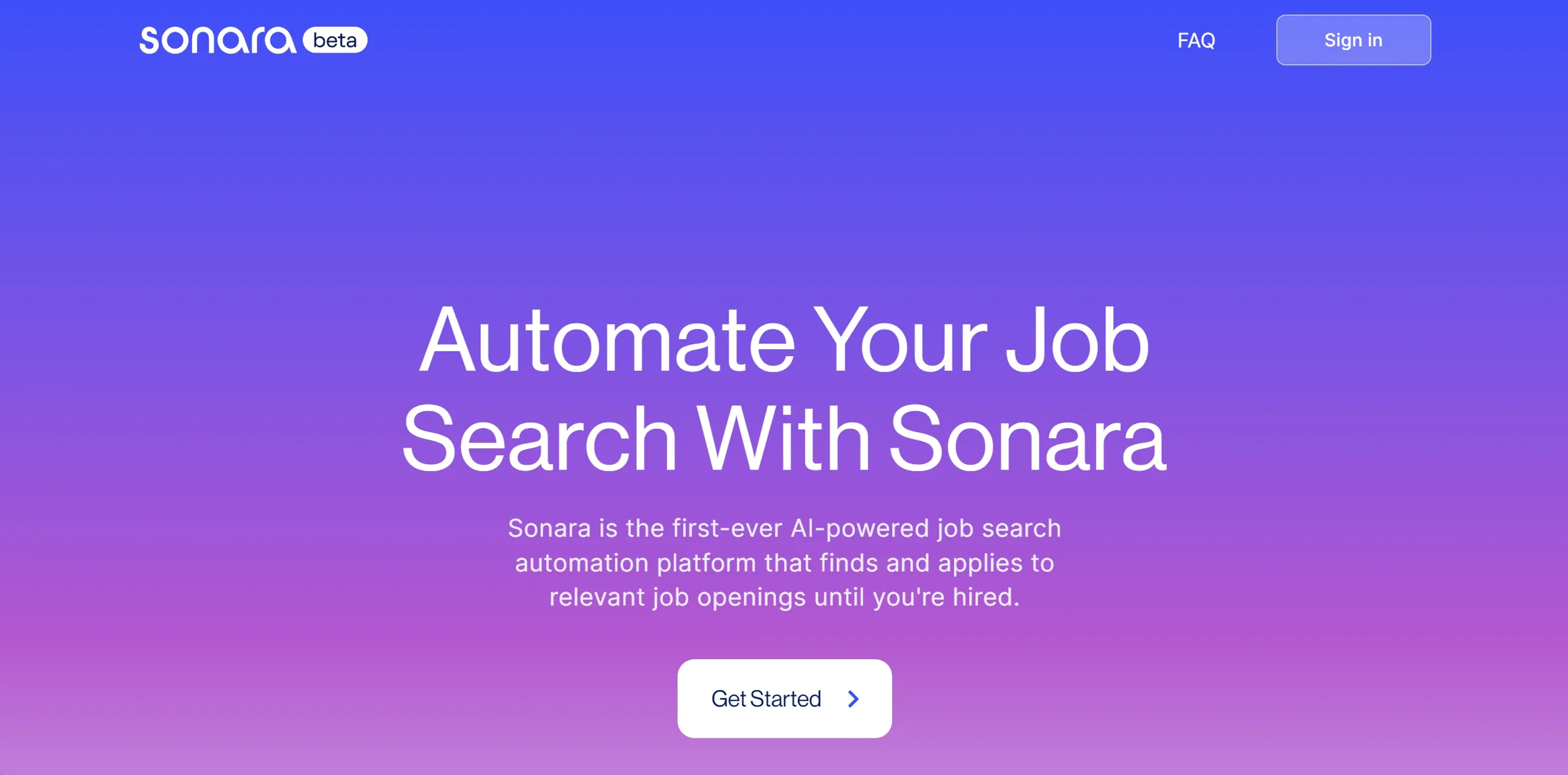 Image related to Sonara, an AI tool for HR management and recruitment.