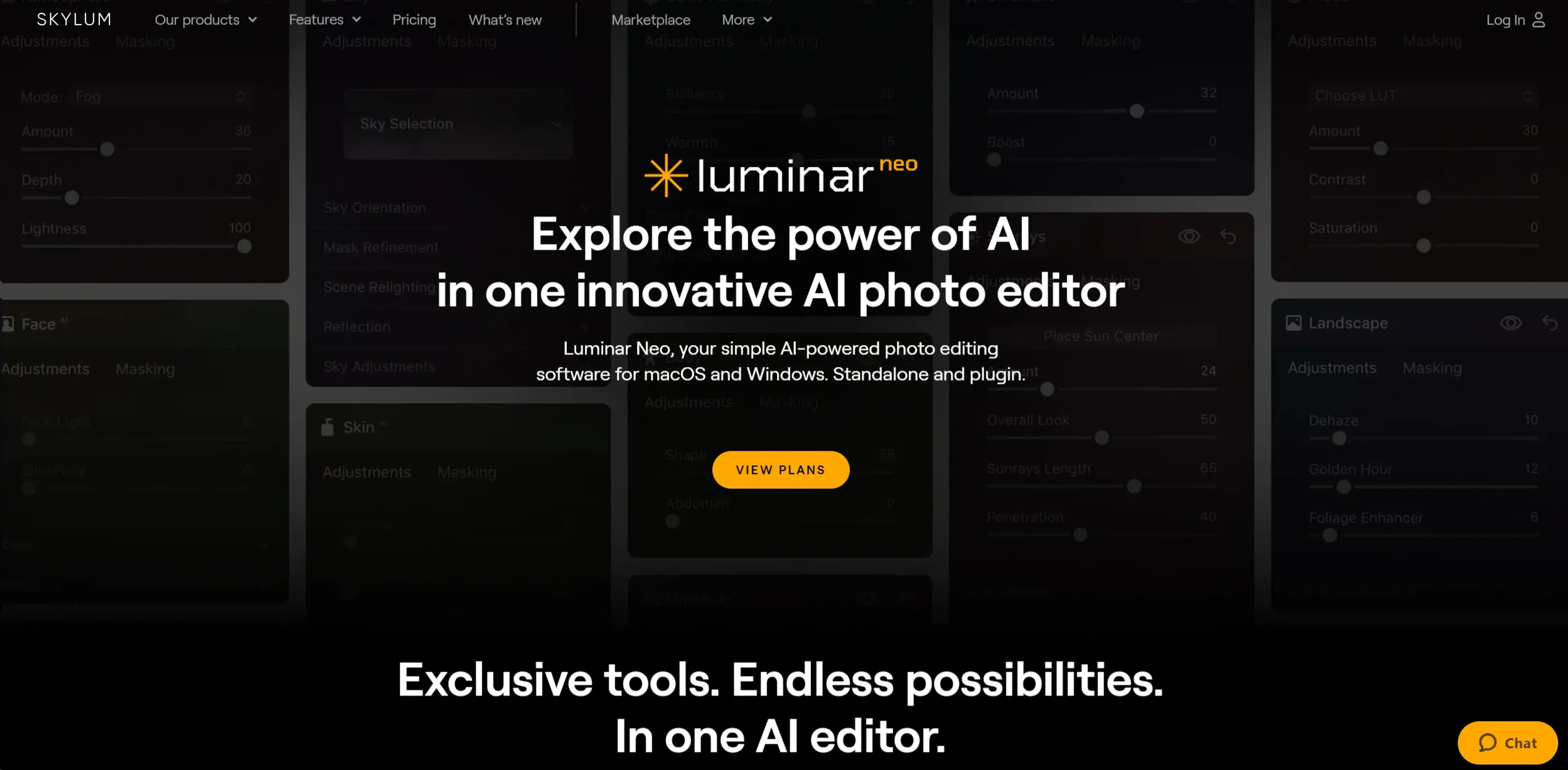 Image related to Luminar Neo, an AI tool for editing and enhancing images.