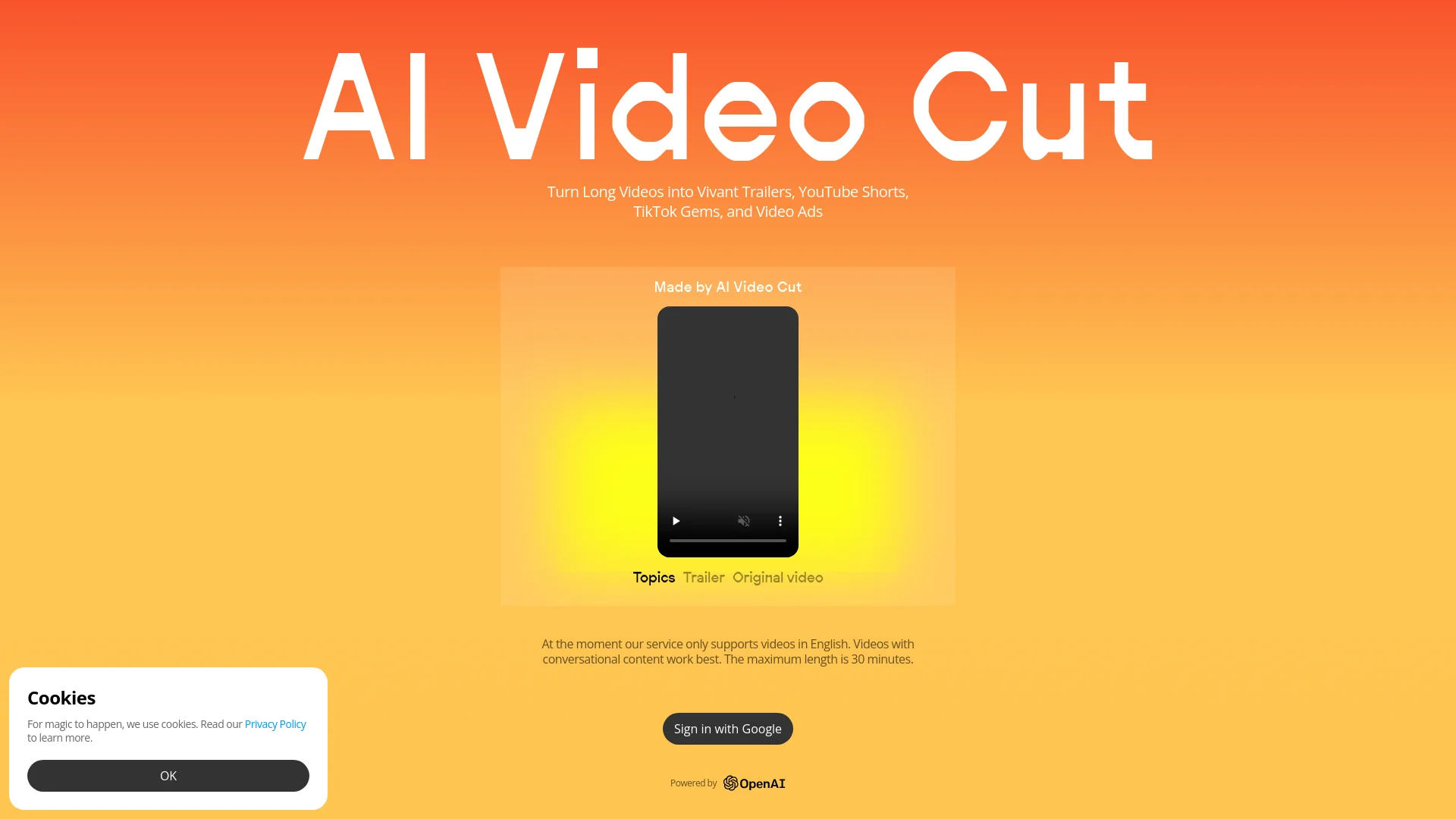 AI Video Cut manual_2 screenshot