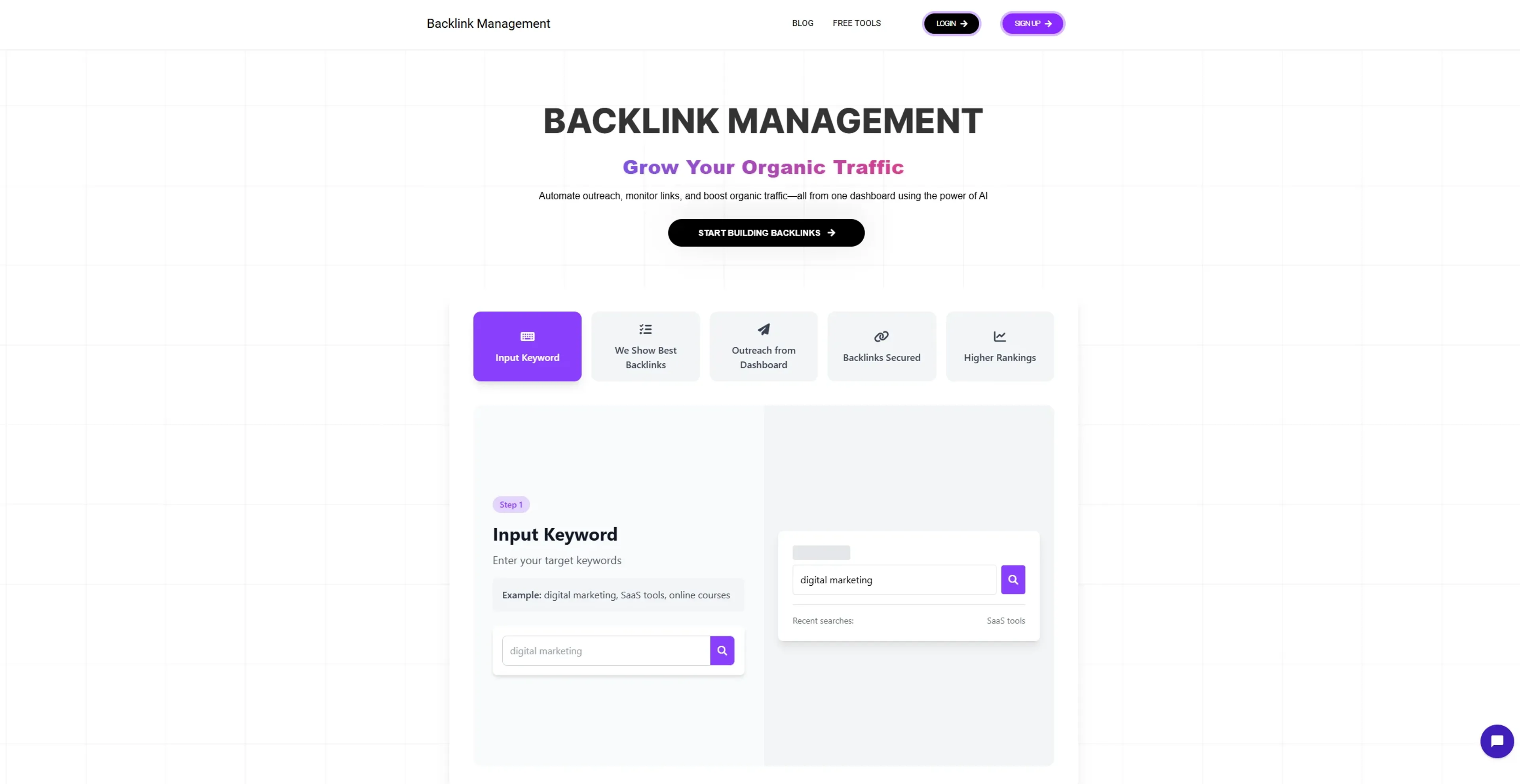 Image related to Backlink Management, an AI tool for improving search engine optimization.