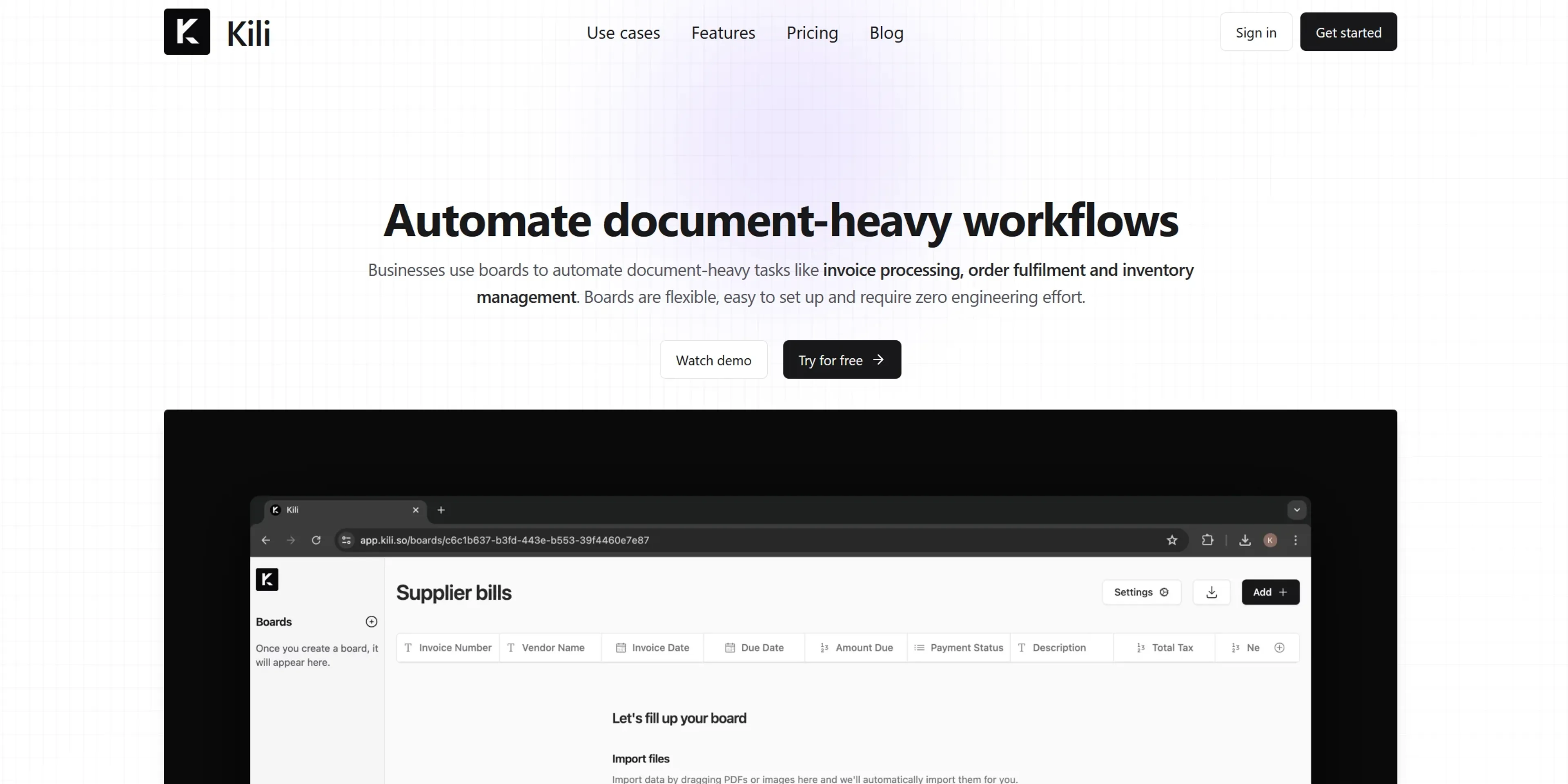 Image related to Kili, an AI tool for automating workflows and business processes.