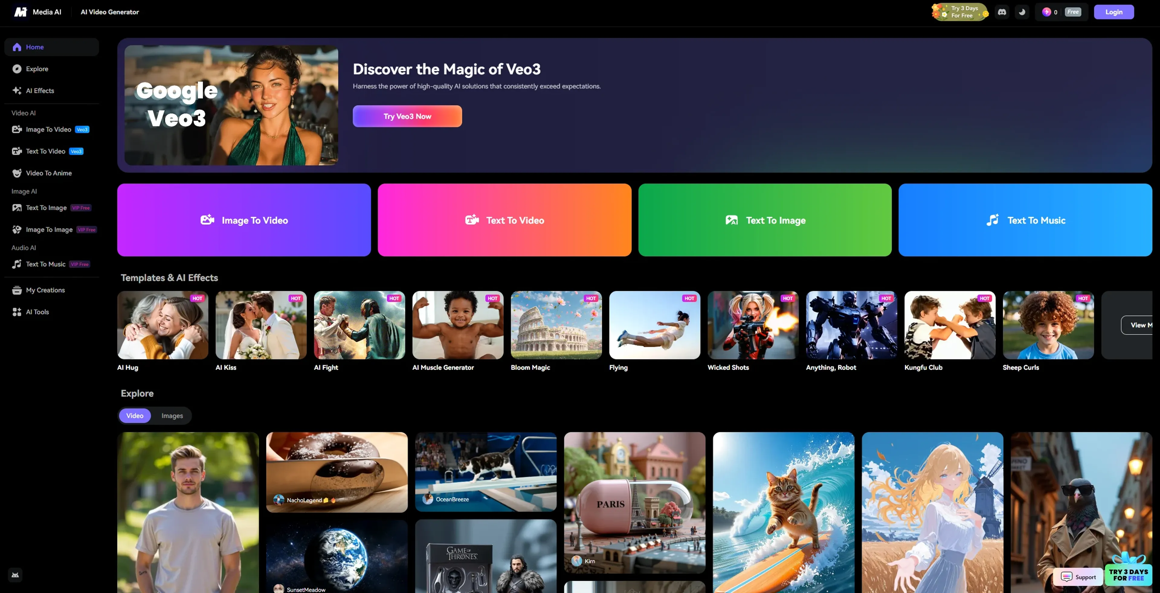 Image related to WonderShare Media.io, an AI tool for editing and refining video content.