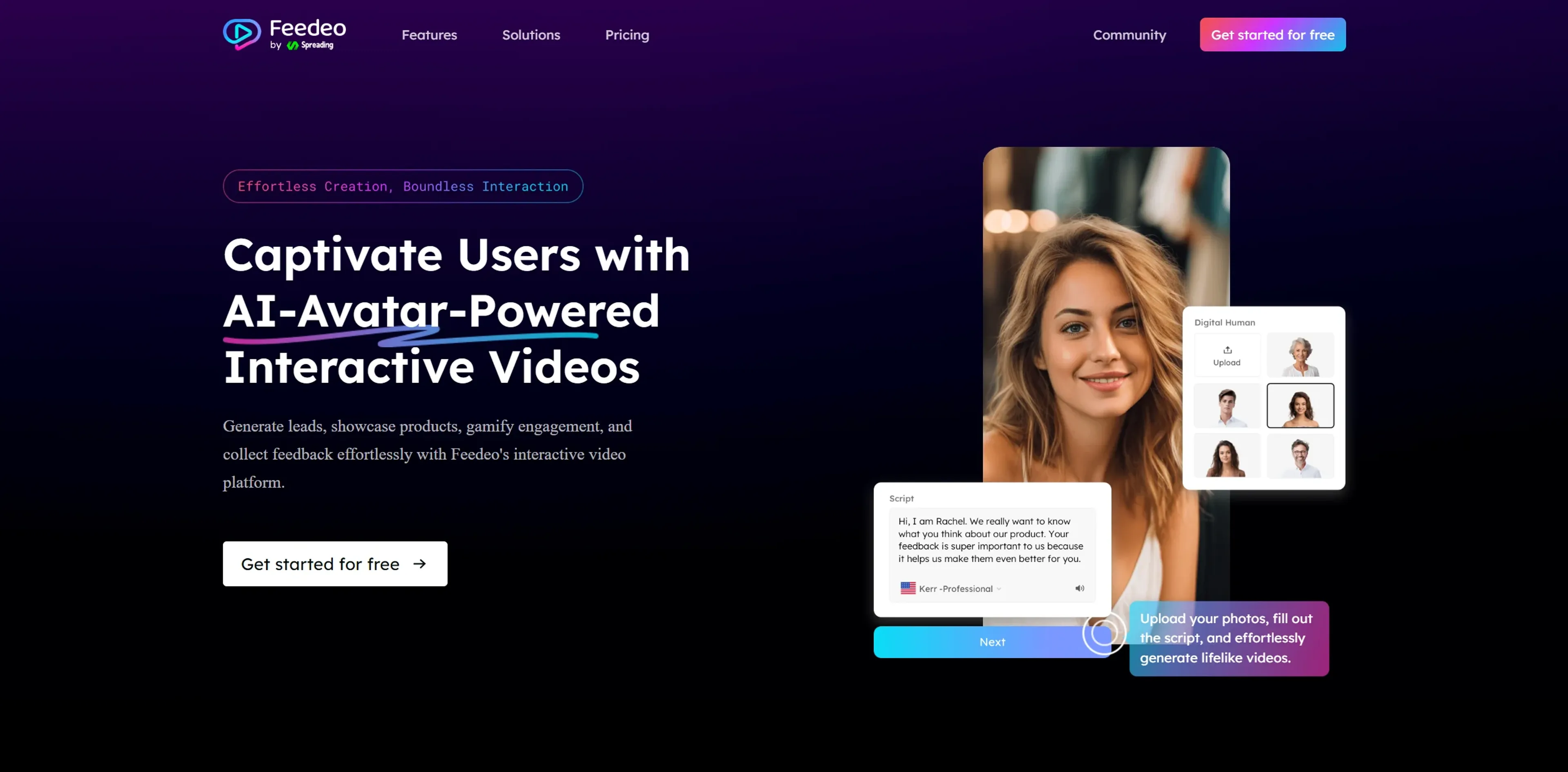 Image related to Feedeo, an AI tool for generating realistic videos.