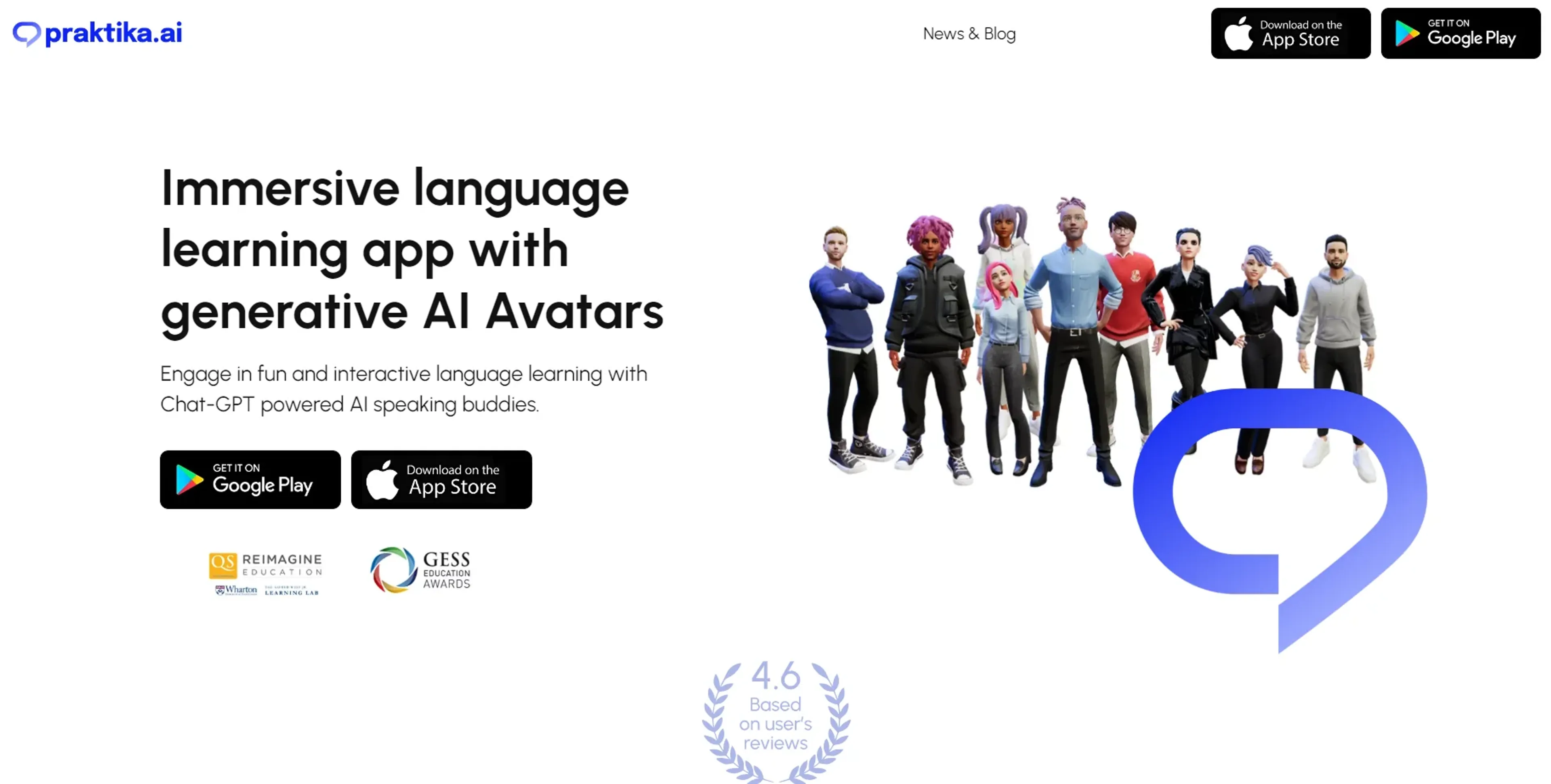 Image related to Praktika, an AI tool for creating digital avatars.