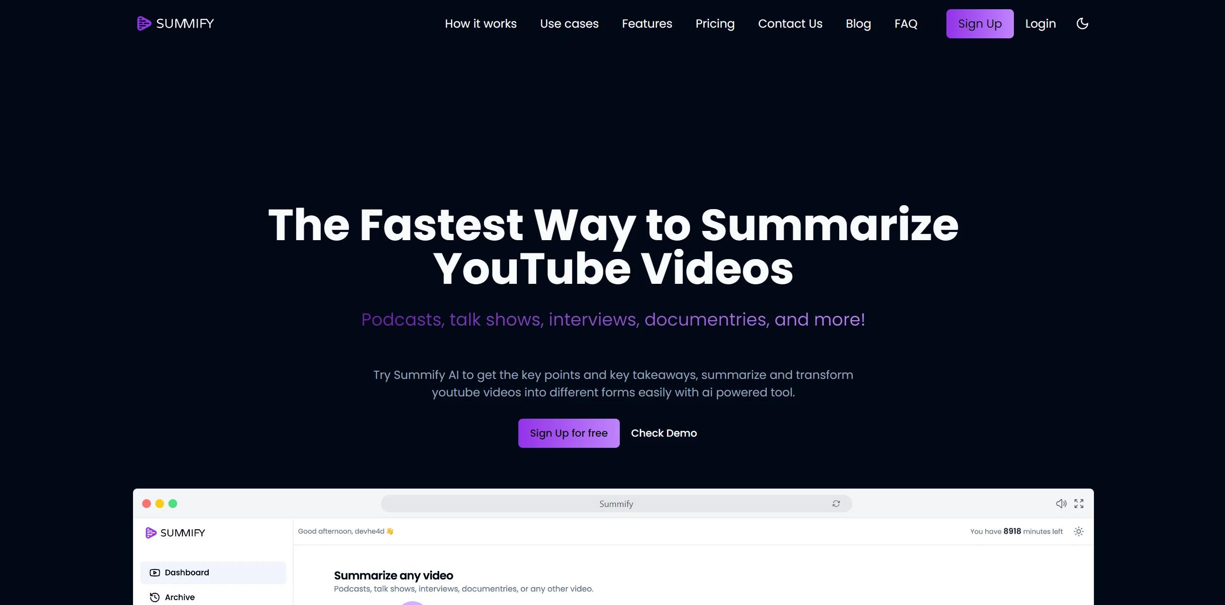 Summify manual_2 screenshot