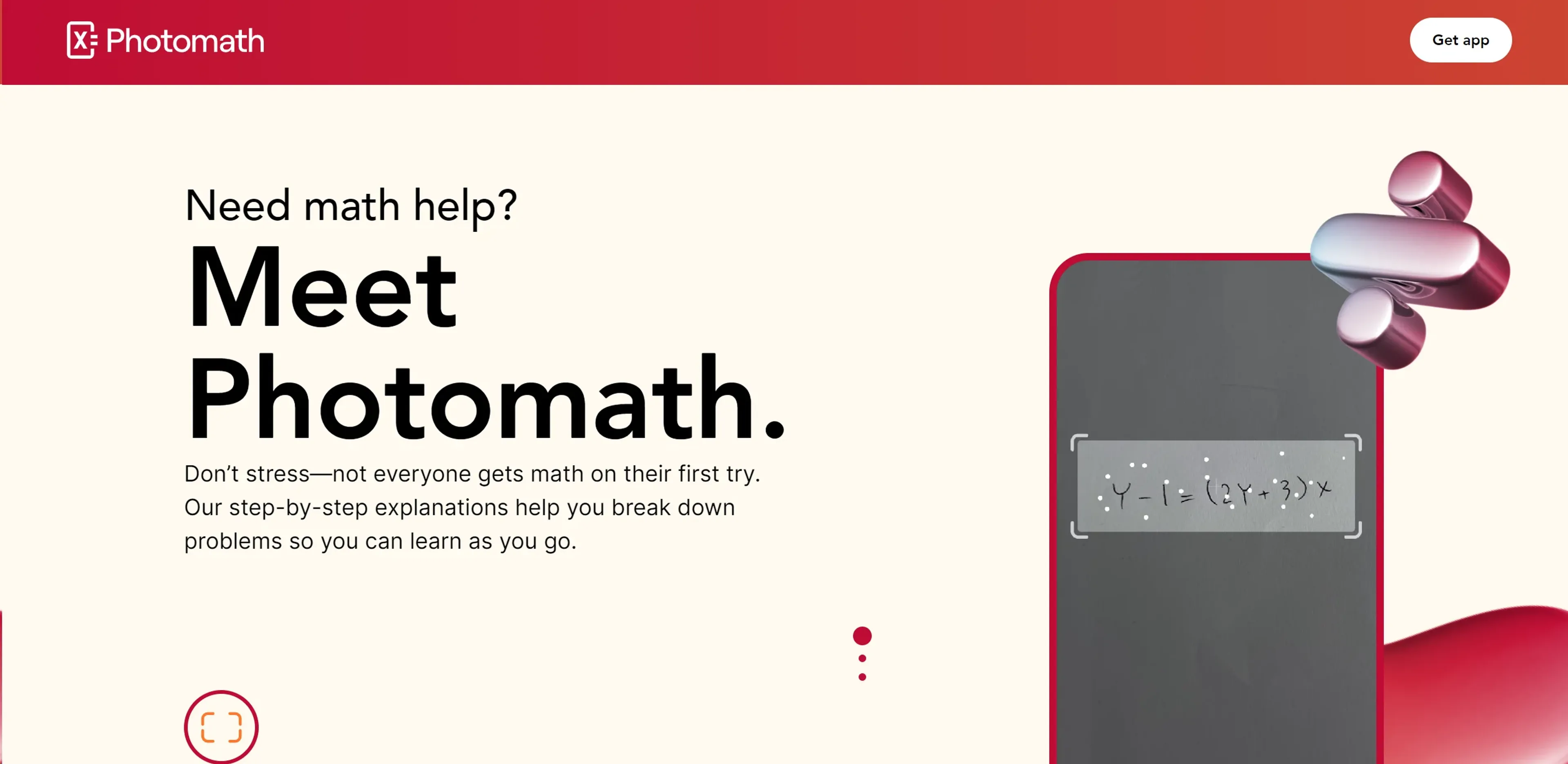 Image related to Photomath, an AI tool for learning and teaching support.