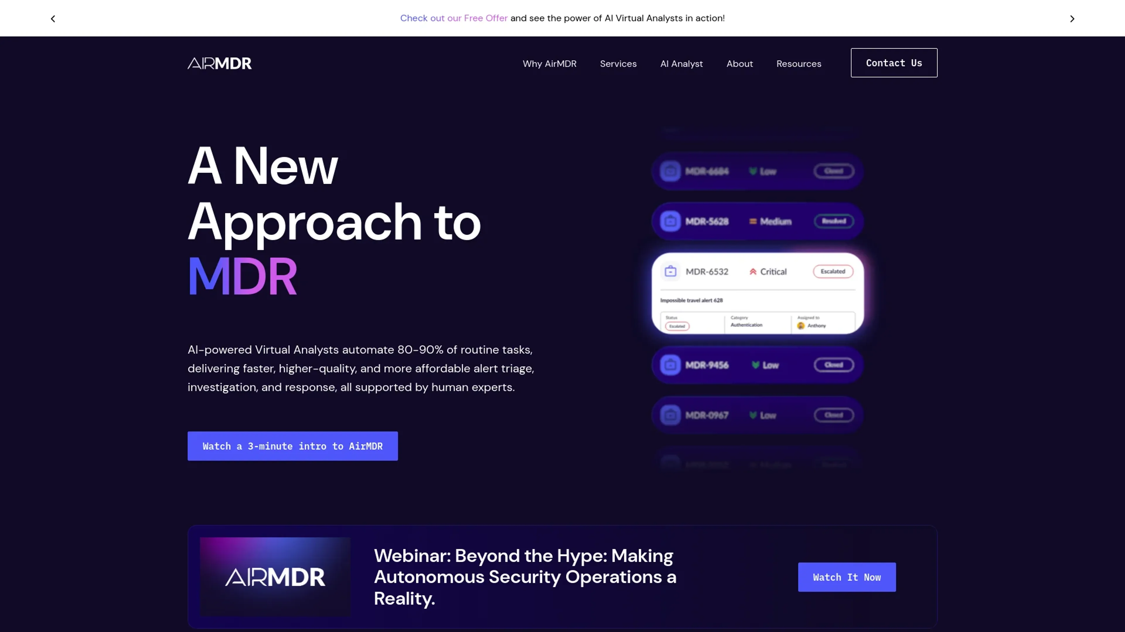 Image related to AirMDR, an AI tool for detecting AI-generated content.