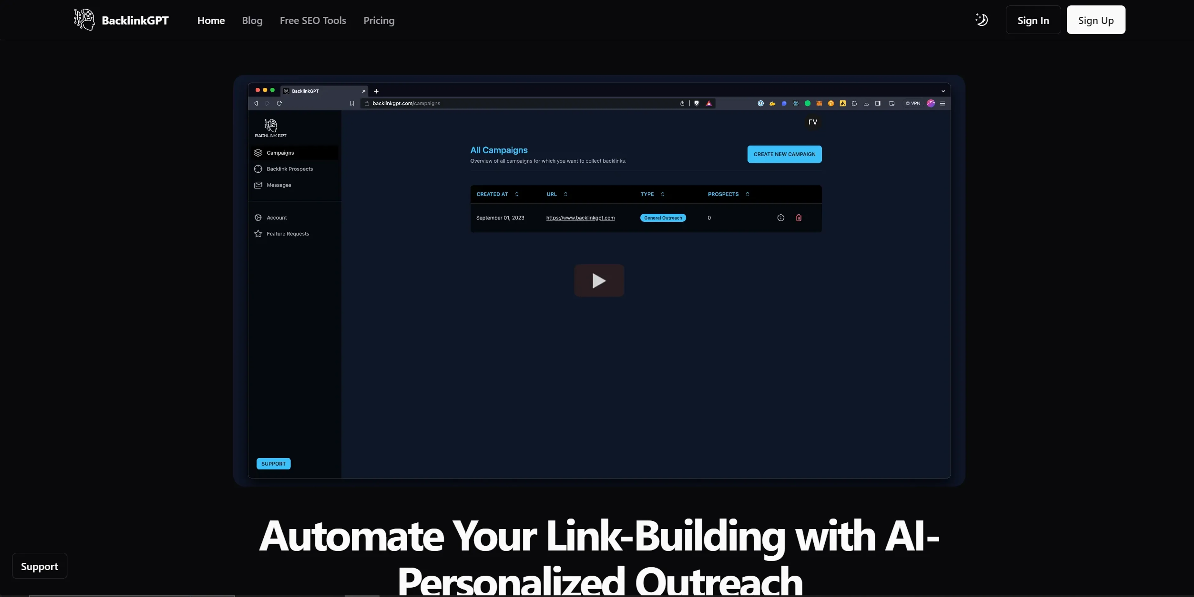 Image related to BacklinkGPT, an AI tool for improving search engine optimization.