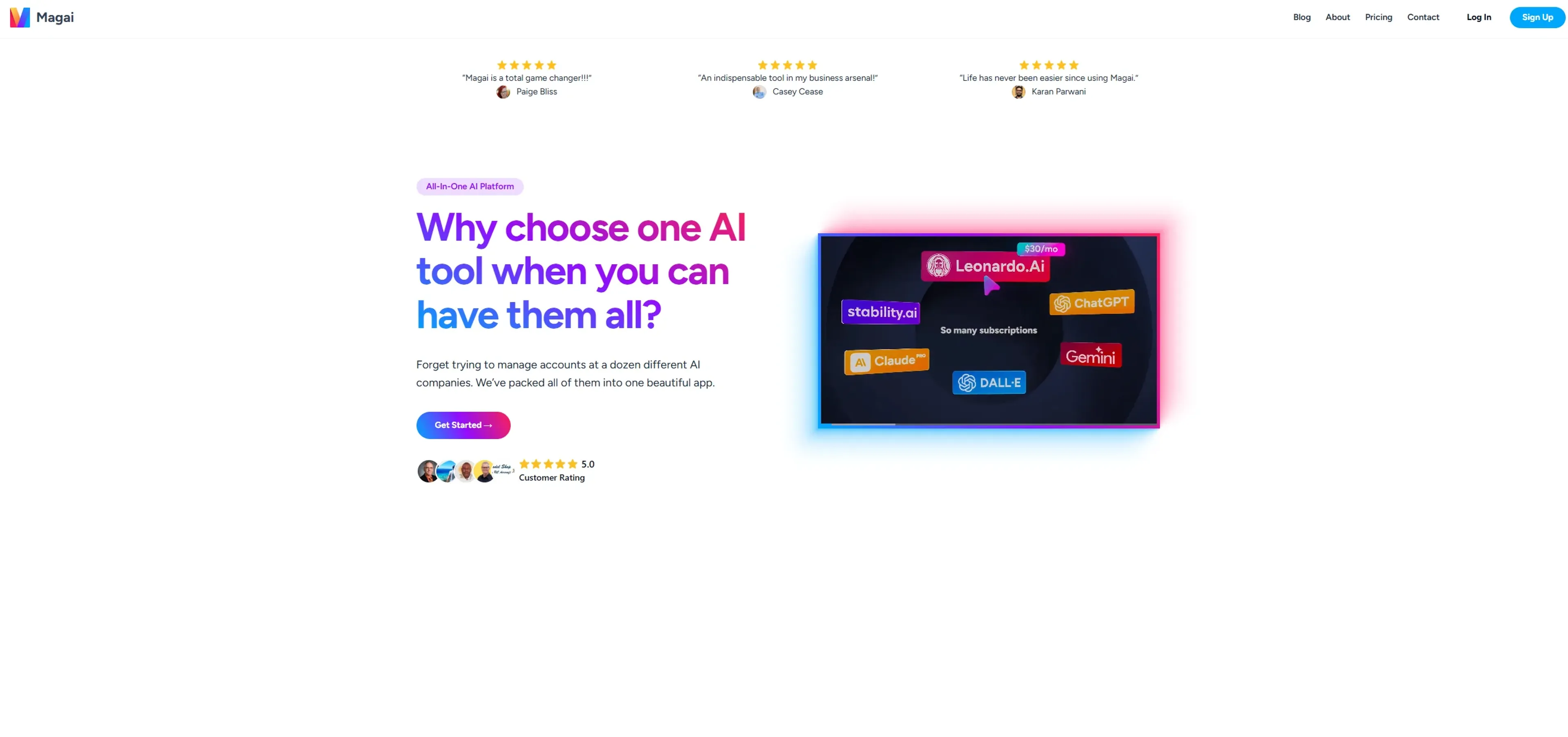 Image related to Magai, an AI chatbot for conversations and customer interactions.