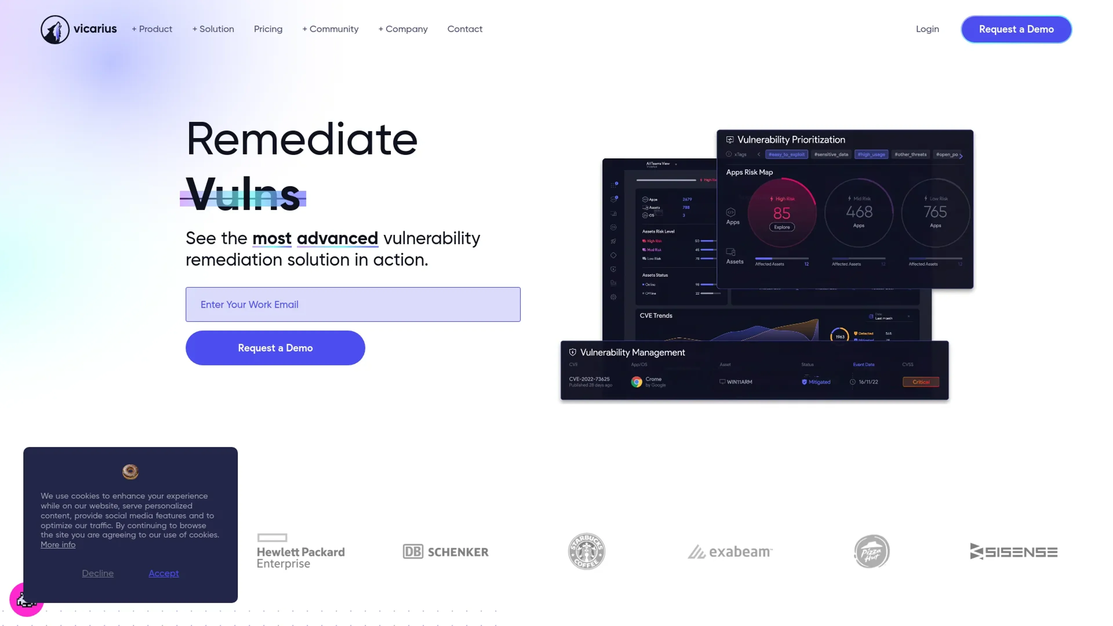 Image related to Vicarius, an AI tool for building and deploying autonomous agents.