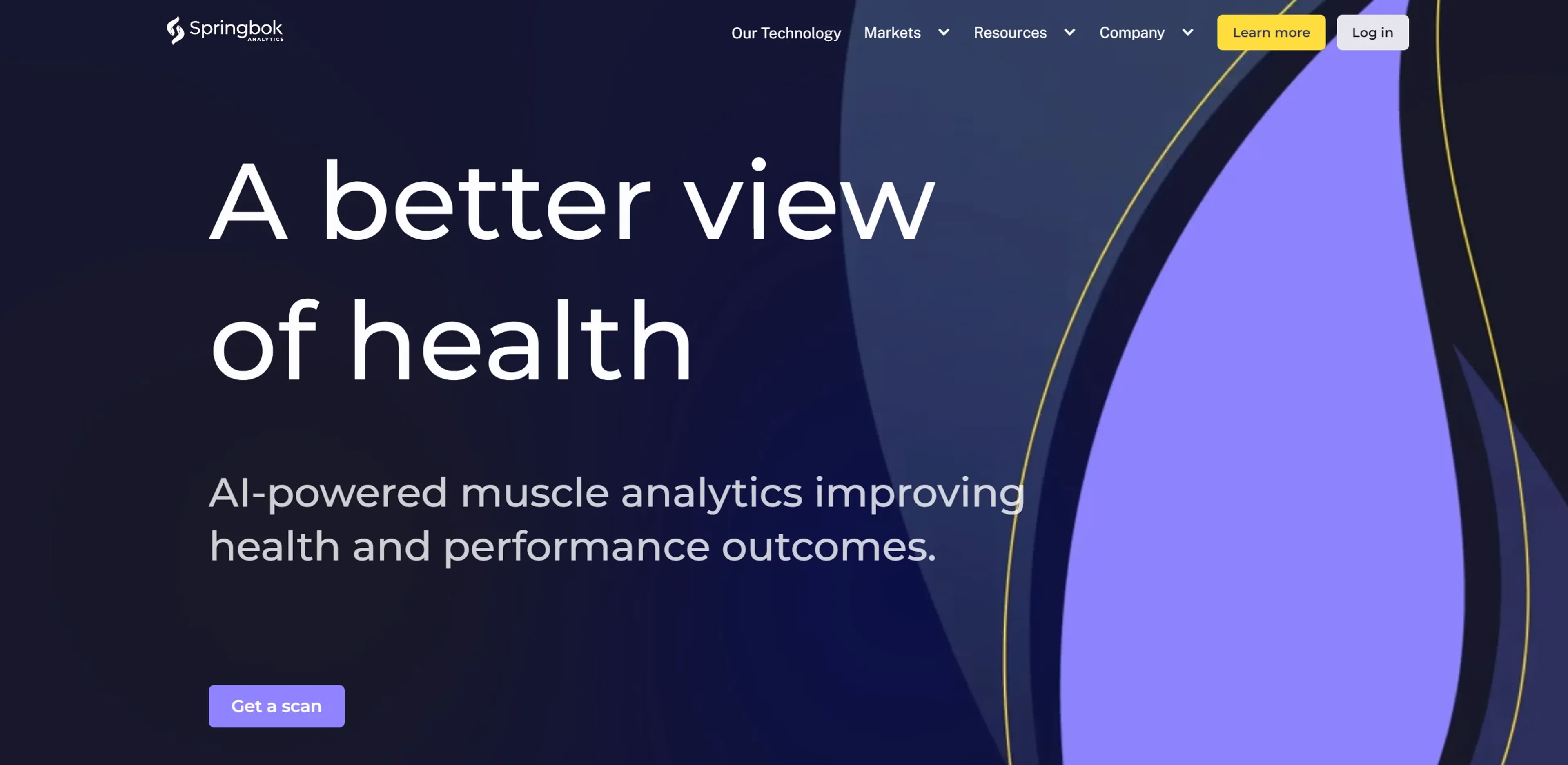 Image related to Springbok Analytics, an AI tool for health monitoring and wellness support.