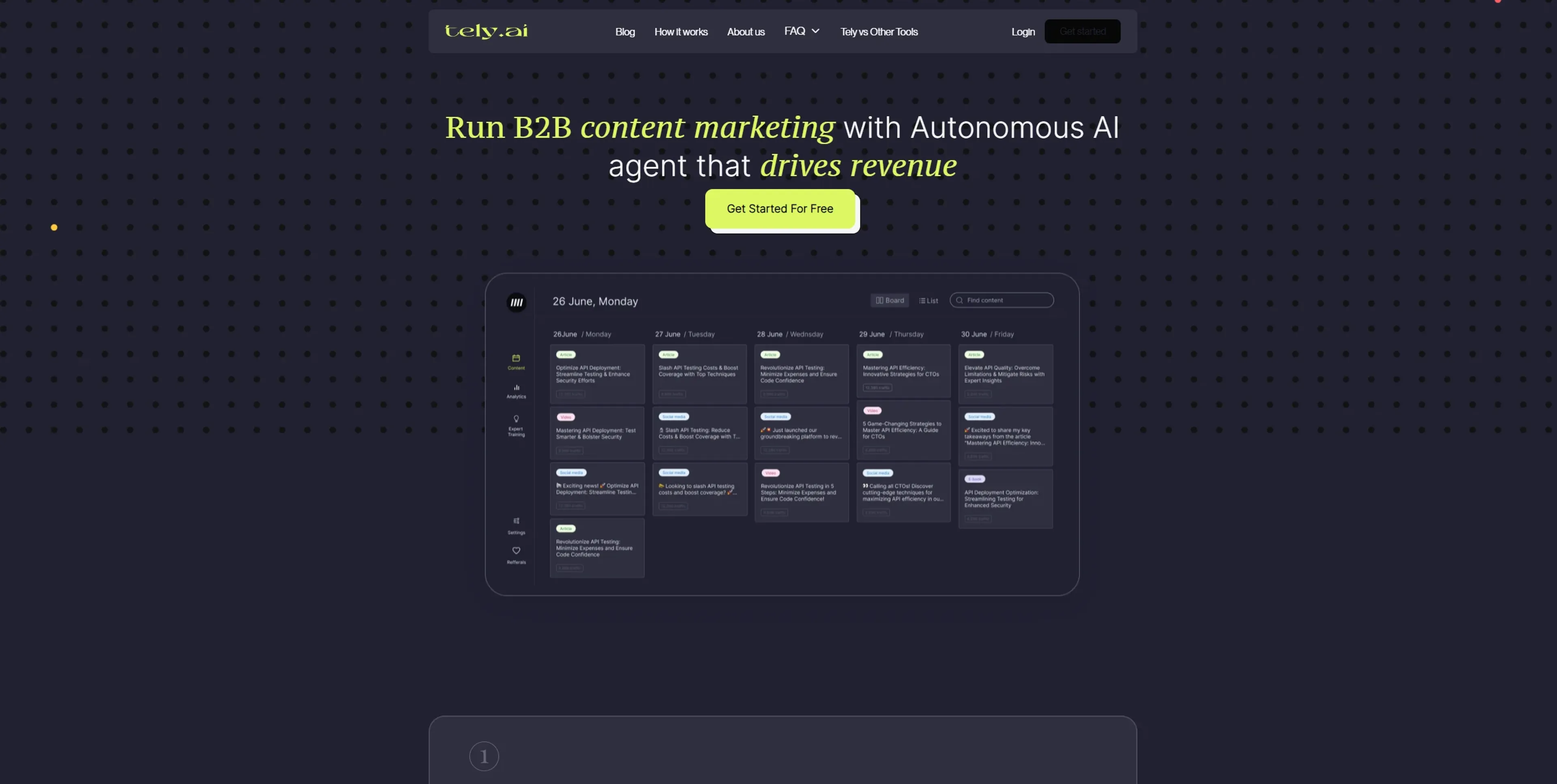 Image related to Tely AI, an AI tool for automating and optimizing marketing tasks.