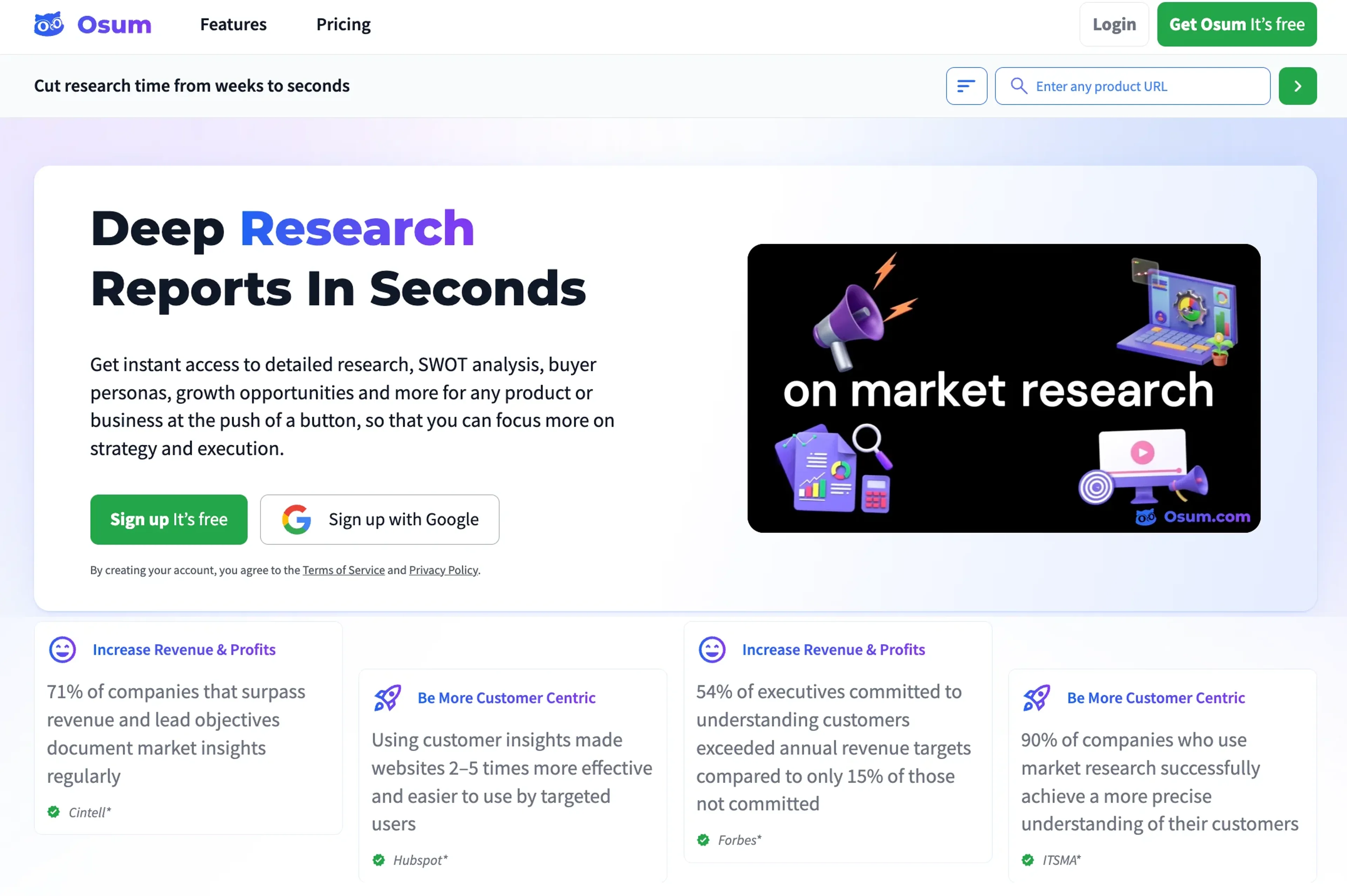 Image related to Osum, an AI tool for conducting and organizing research.