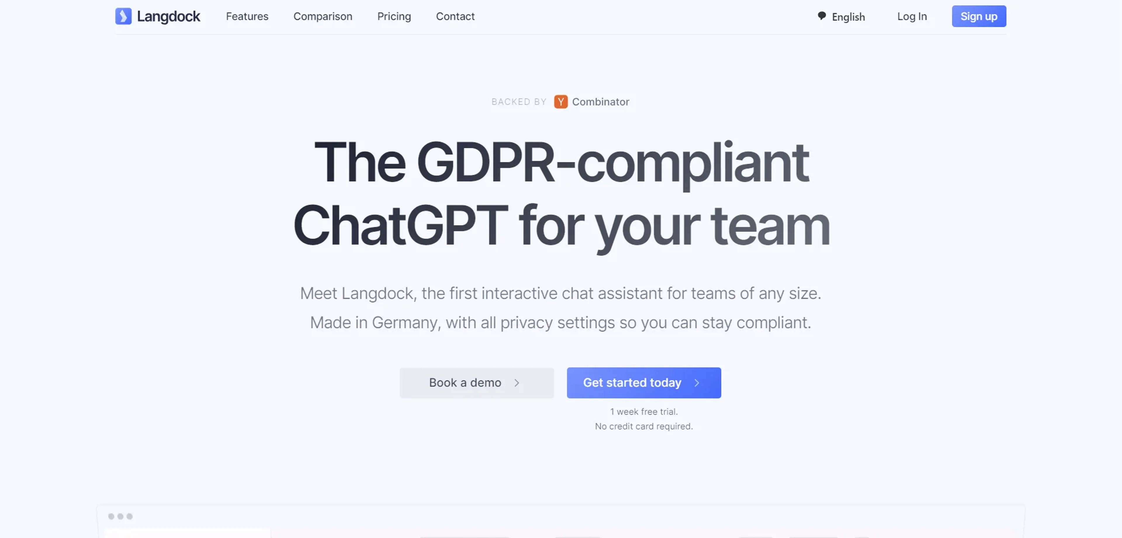 Image related to Langdock, an AI chatbot for conversations and customer interactions.