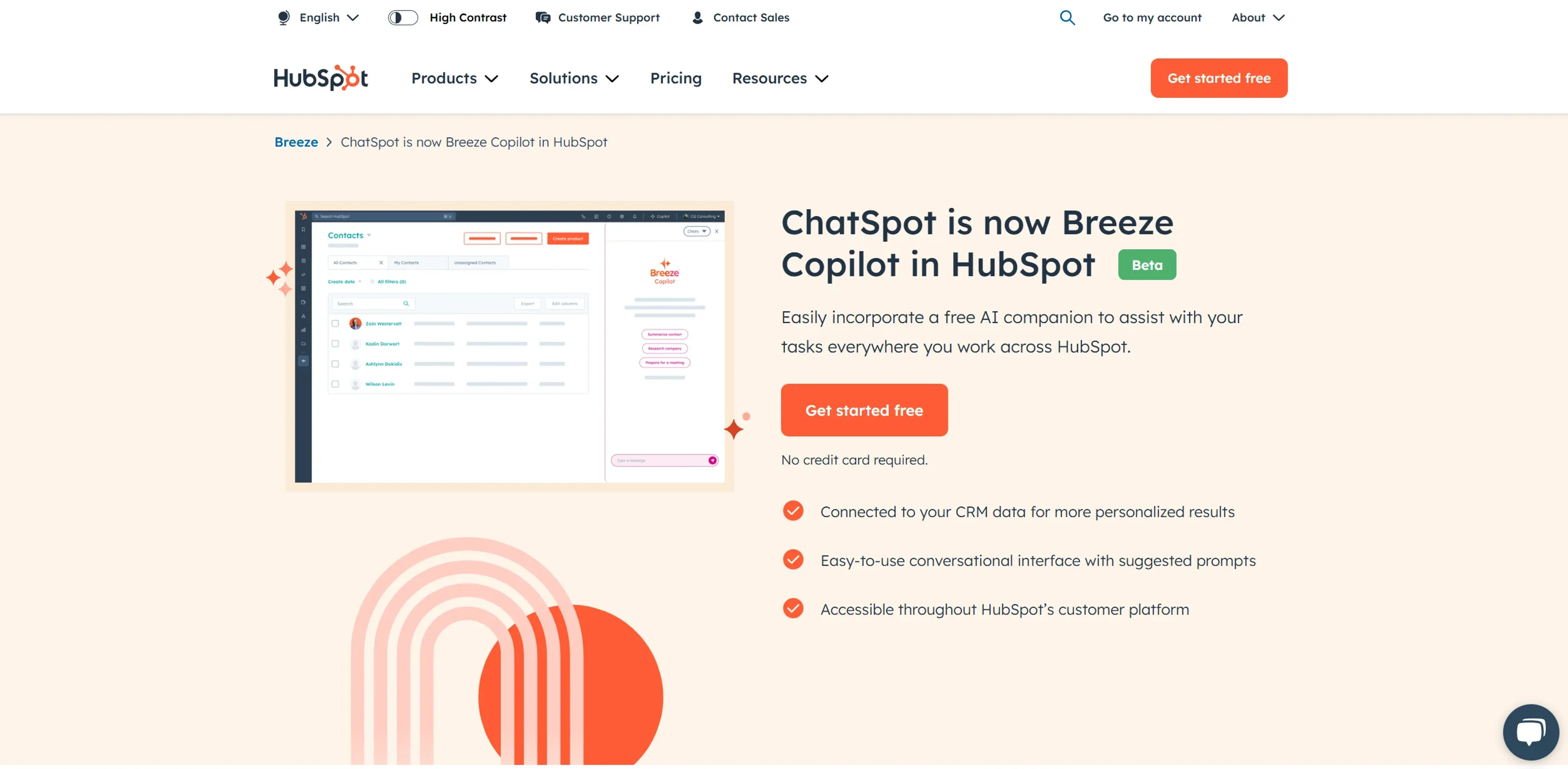 Image related to Breeze Copilot, an AI tool for automating and optimizing marketing tasks.