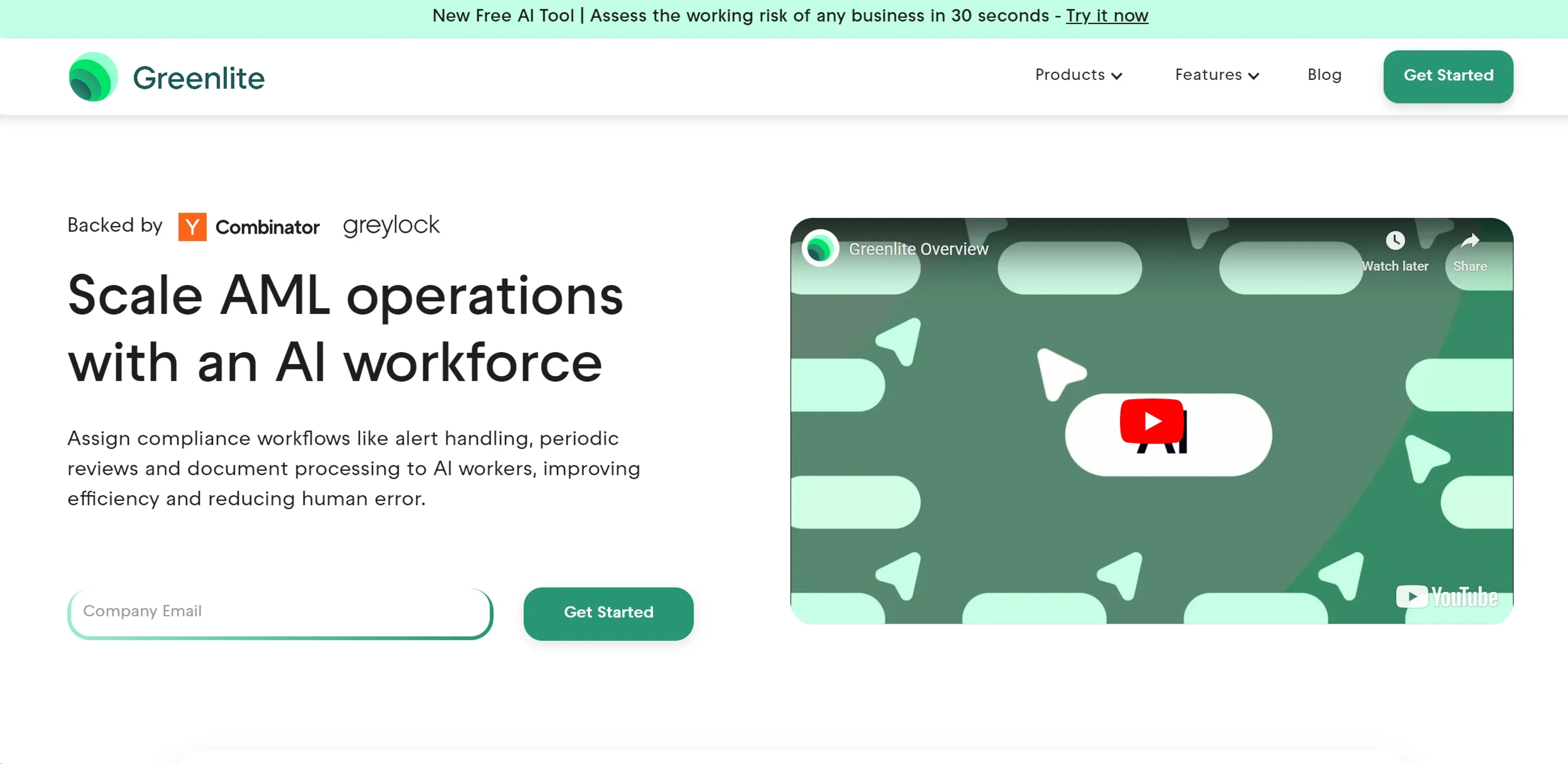 Image related to Greenlite, an AI tool for helping startups build and grow efficiently.