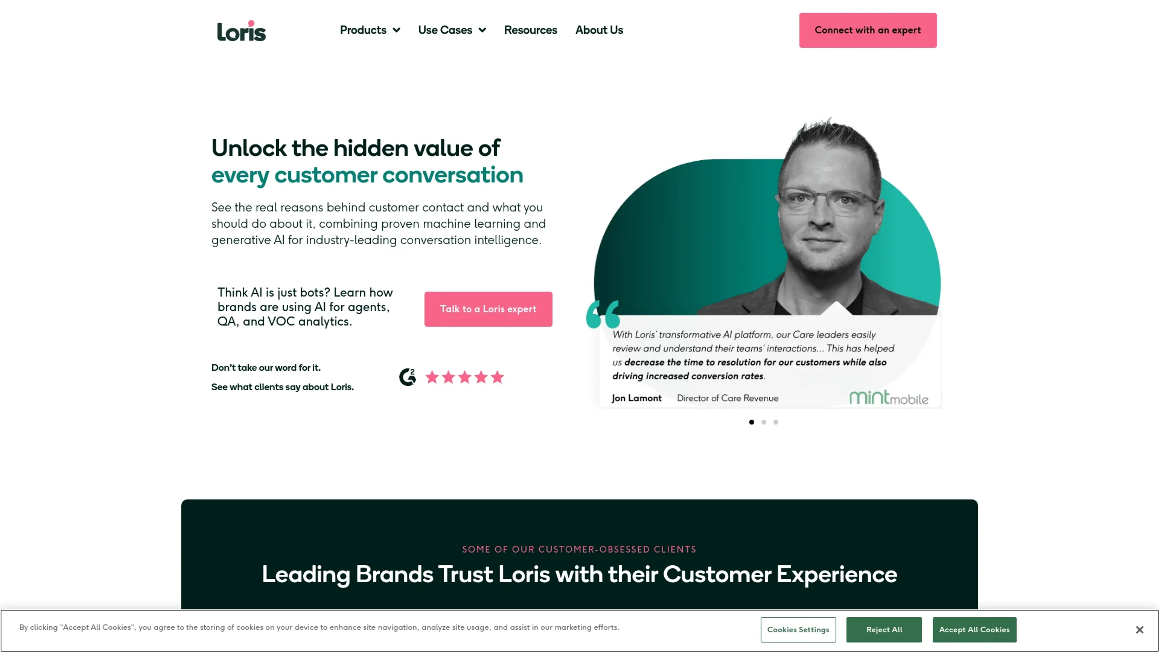 Image related to Loris, an AI tool for automating customer service and support.