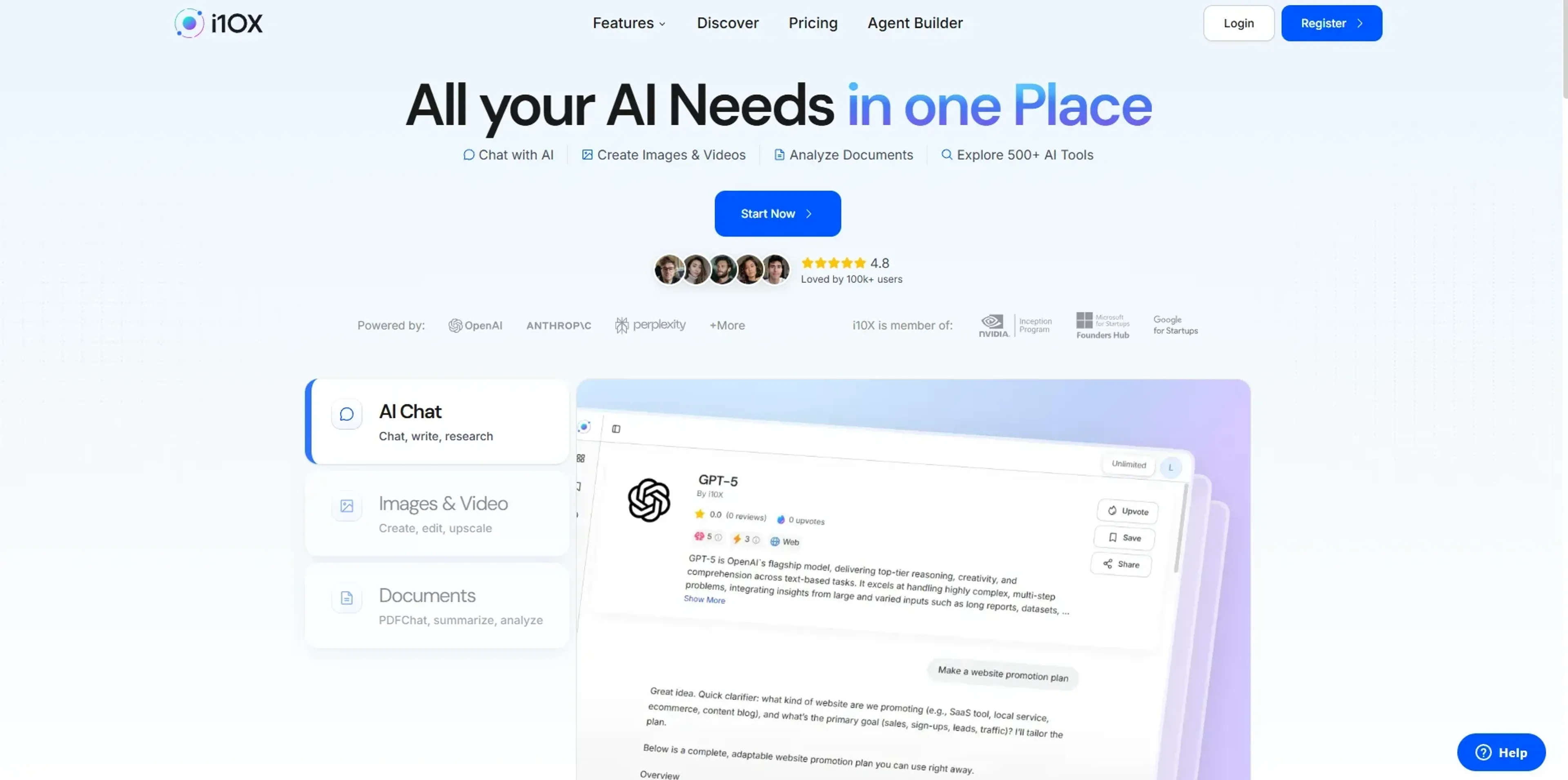Image related to i10X, an AI chatbot for conversations and customer interactions.