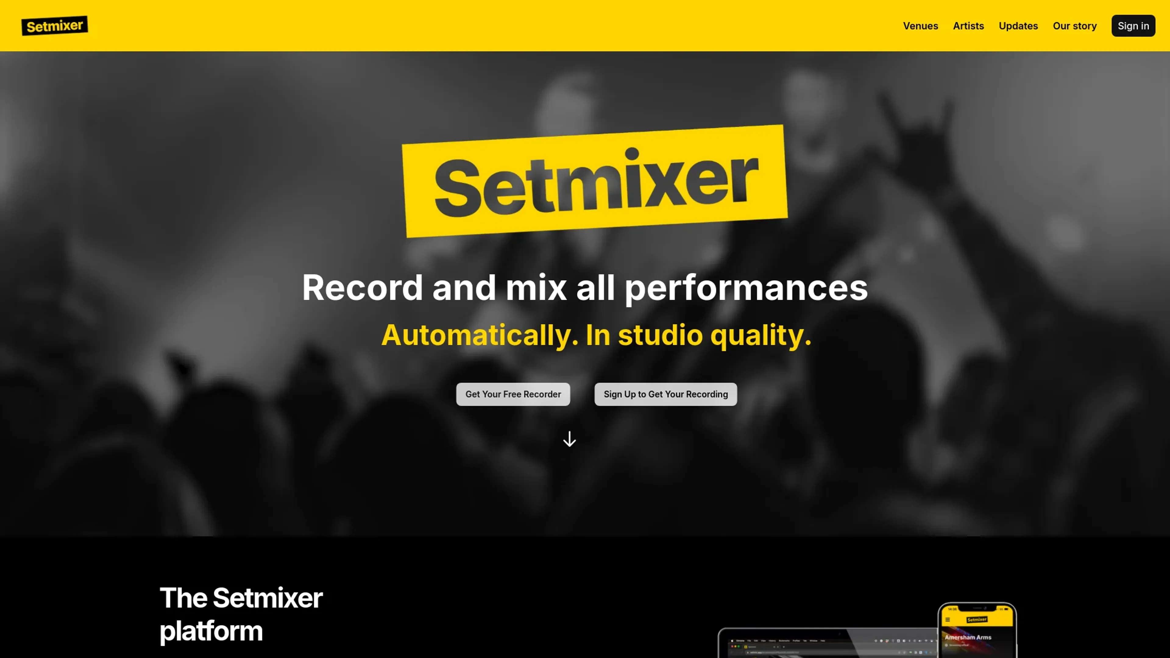 Image related to Setmixer, an AI tool for composing or producing music.
