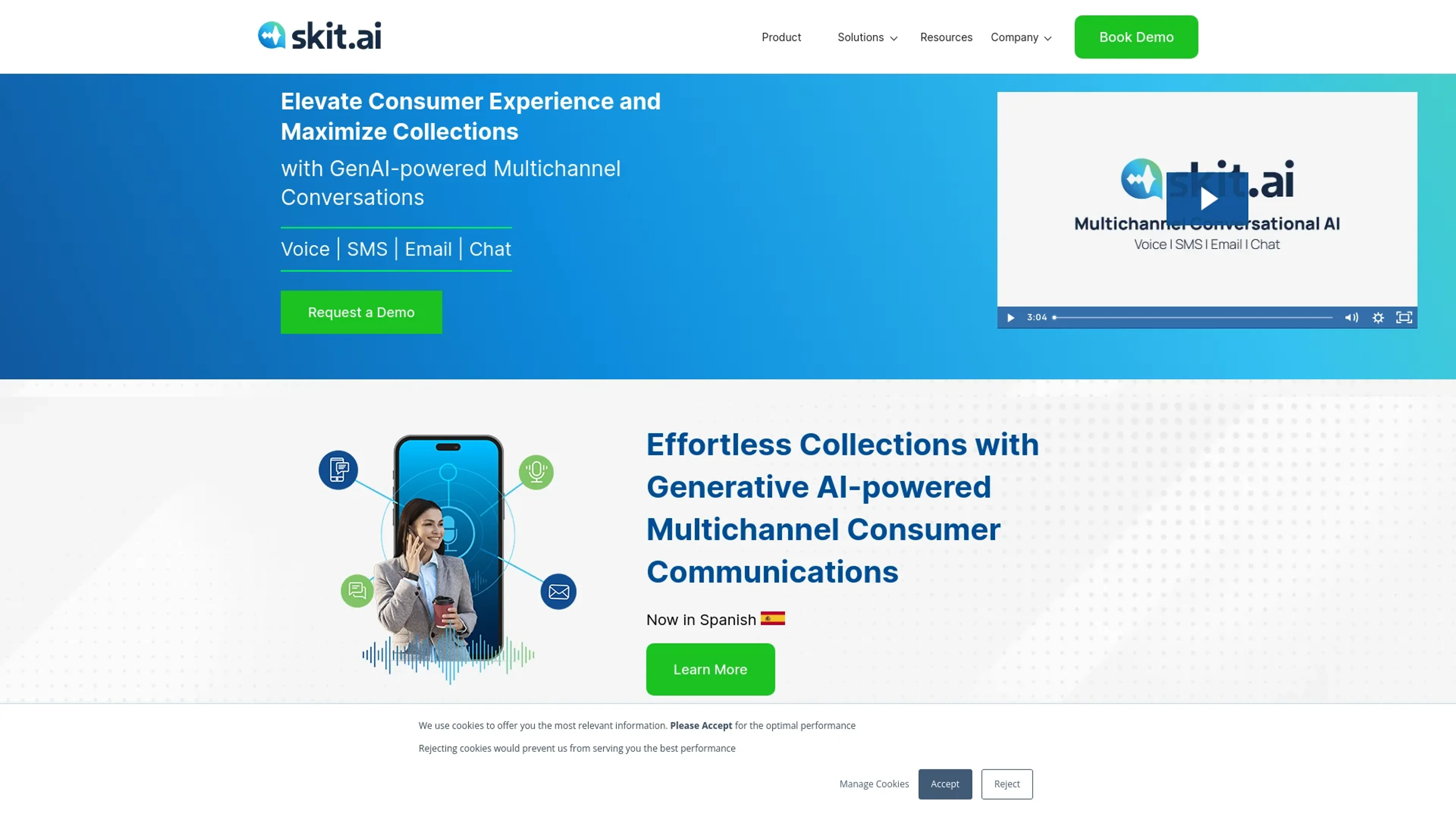 Image related to Skit.ai, an AI tool for automating customer service and support.