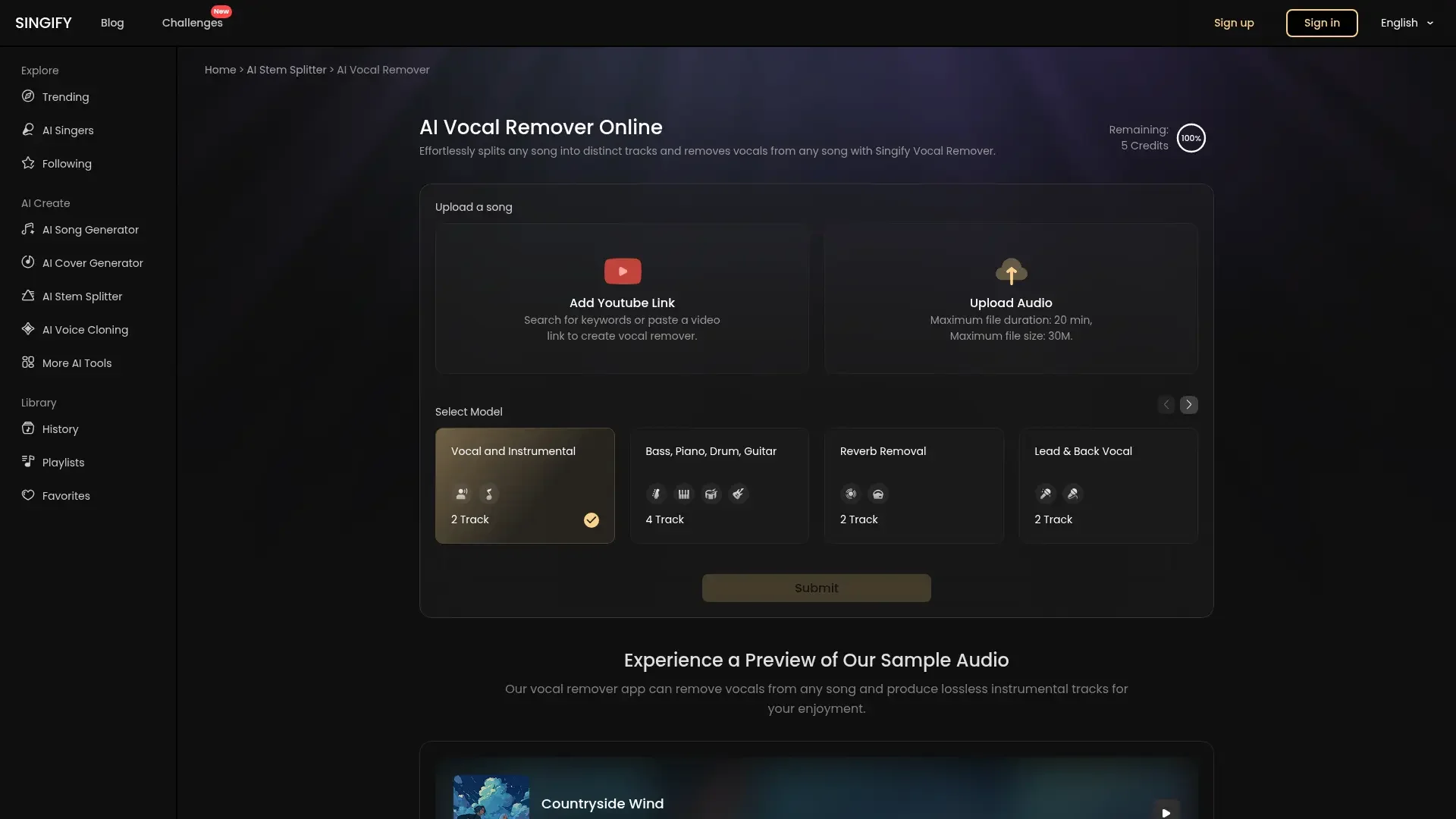 Singify manual_2 screenshot