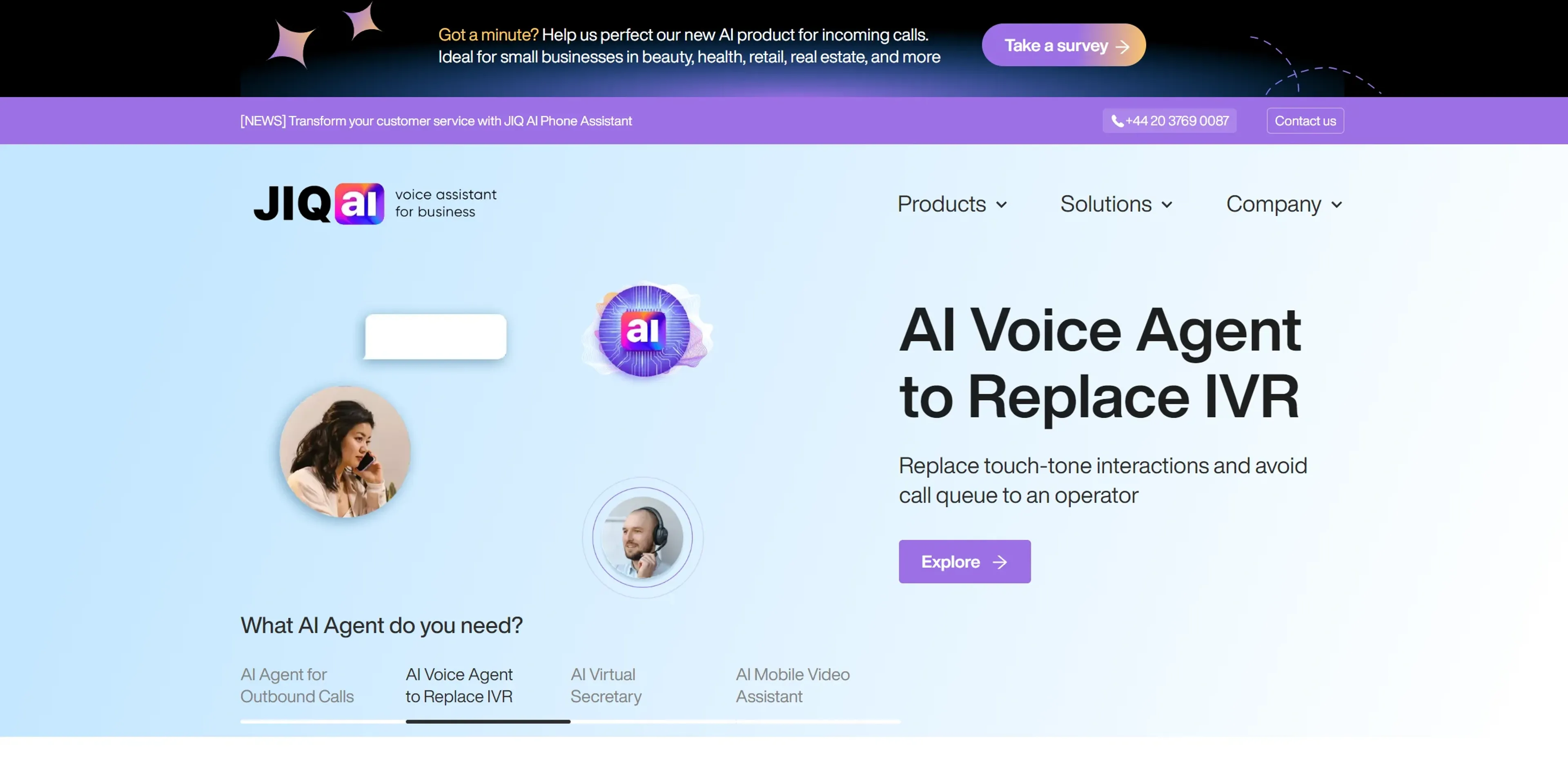 Image related to JIQ, an AI tool for automating customer service and support.