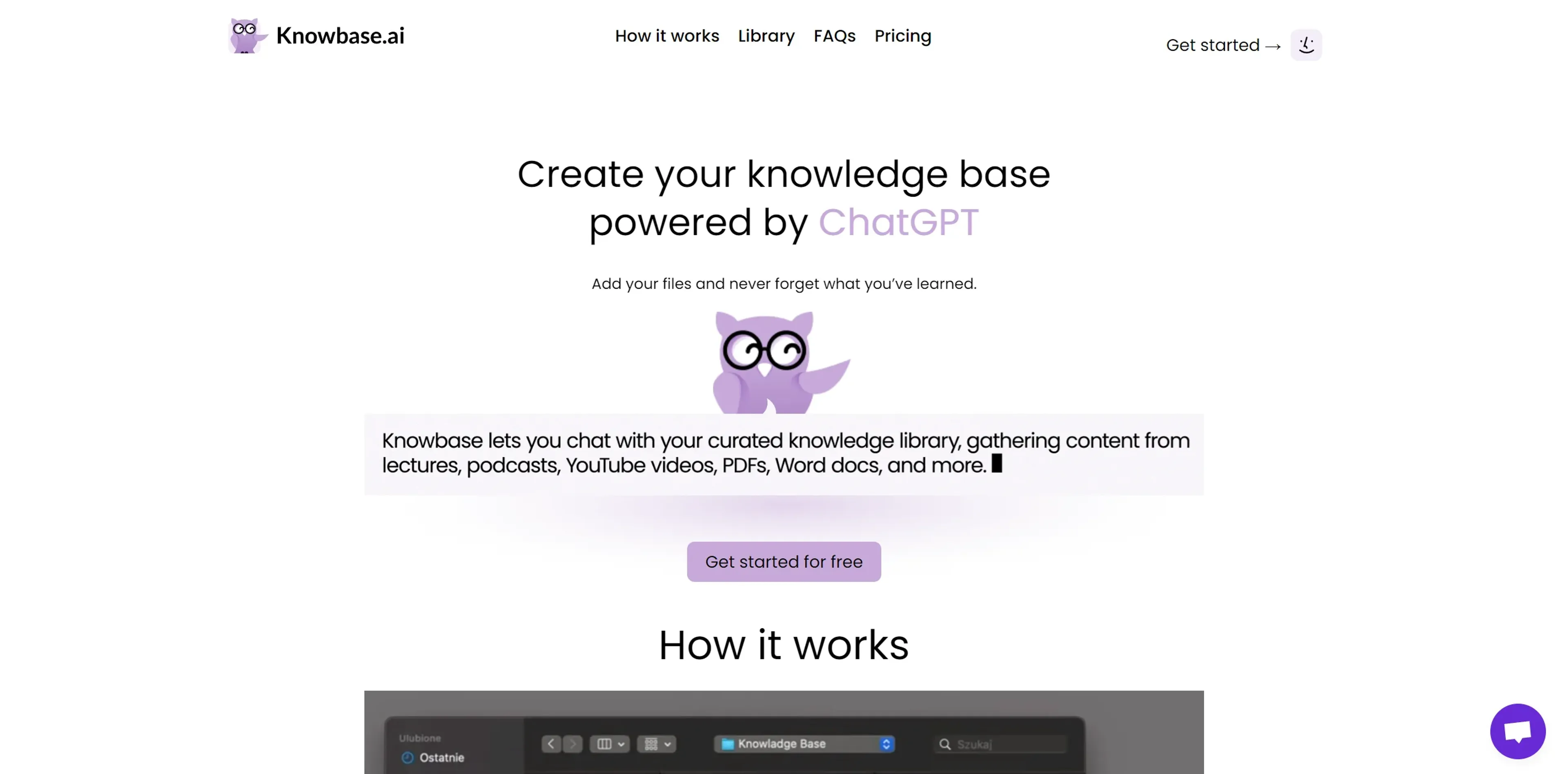 Image related to Knowbase.ai, an AI tool for transcribing audio or video into text.